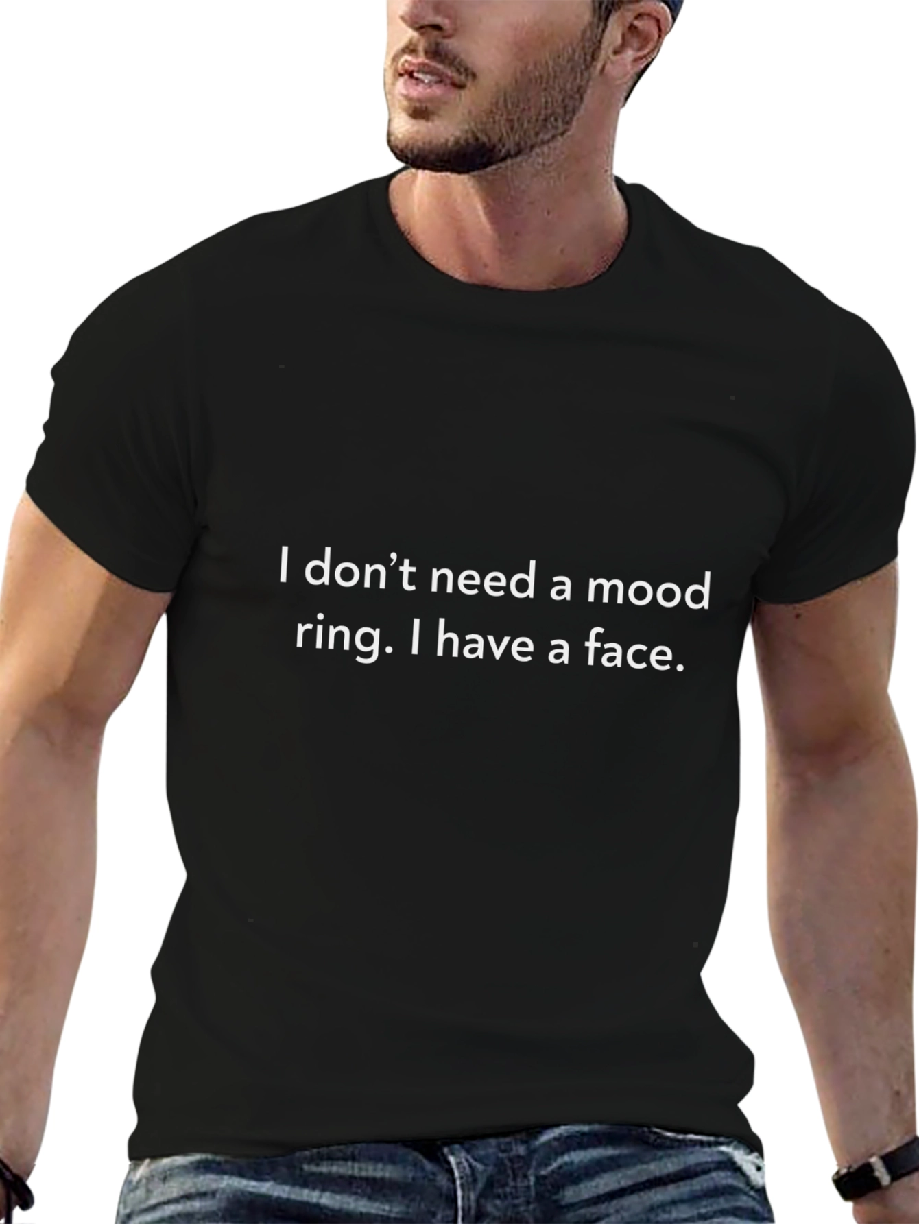 Mood Ring Face T-Shirt - Funny Sarcastic Tee