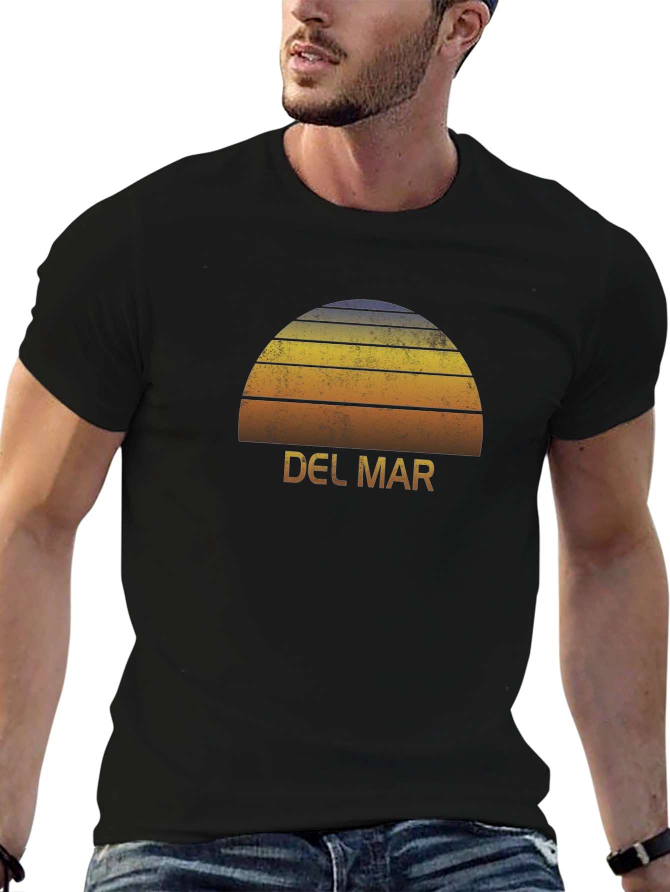 Del Mar Sunset T-Shirt - Retro Style Graphic Tee