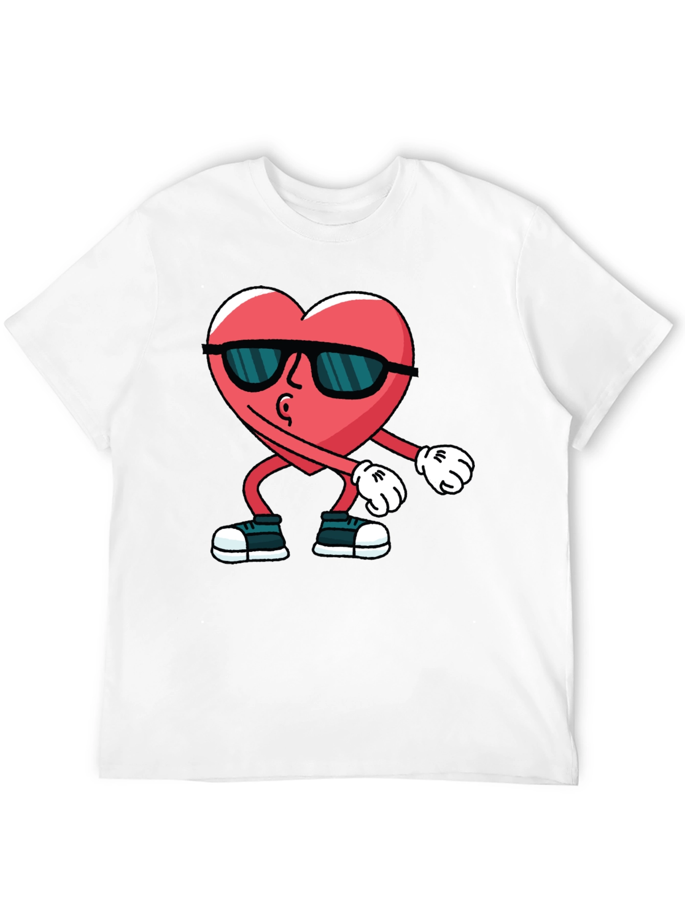Dabbing Heart Black T-Shirt