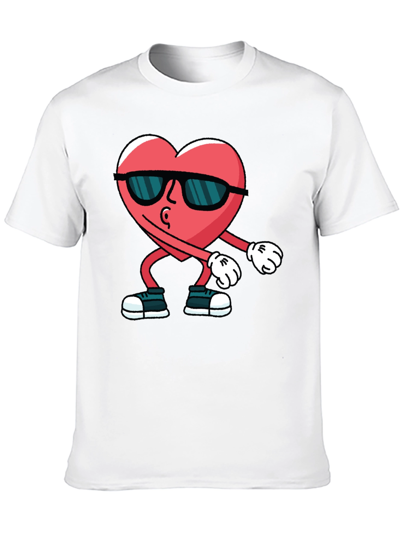 Dabbing Heart Black T-Shirt
