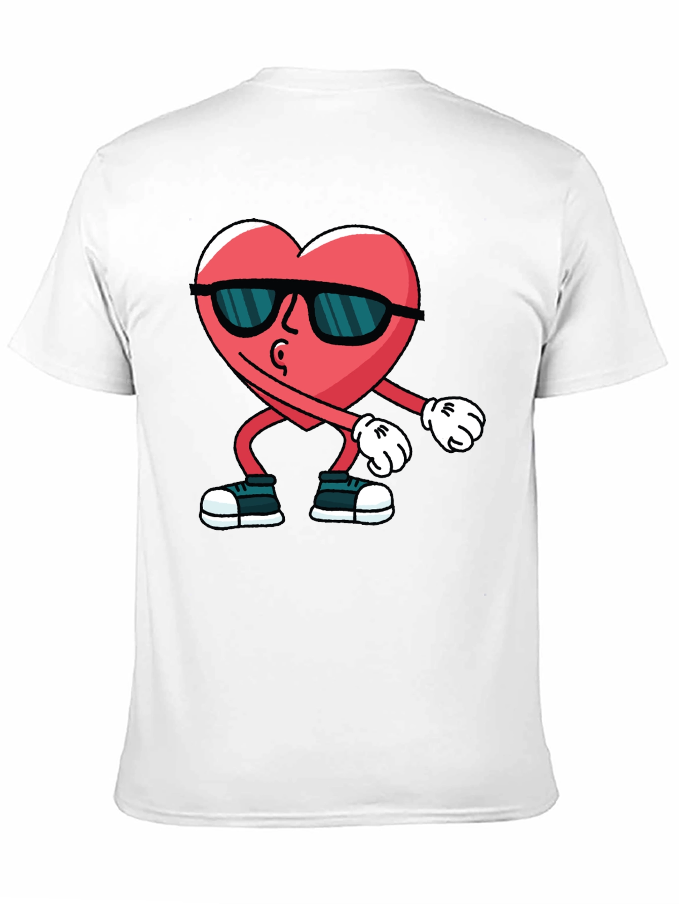 Dabbing Heart Black T-Shirt