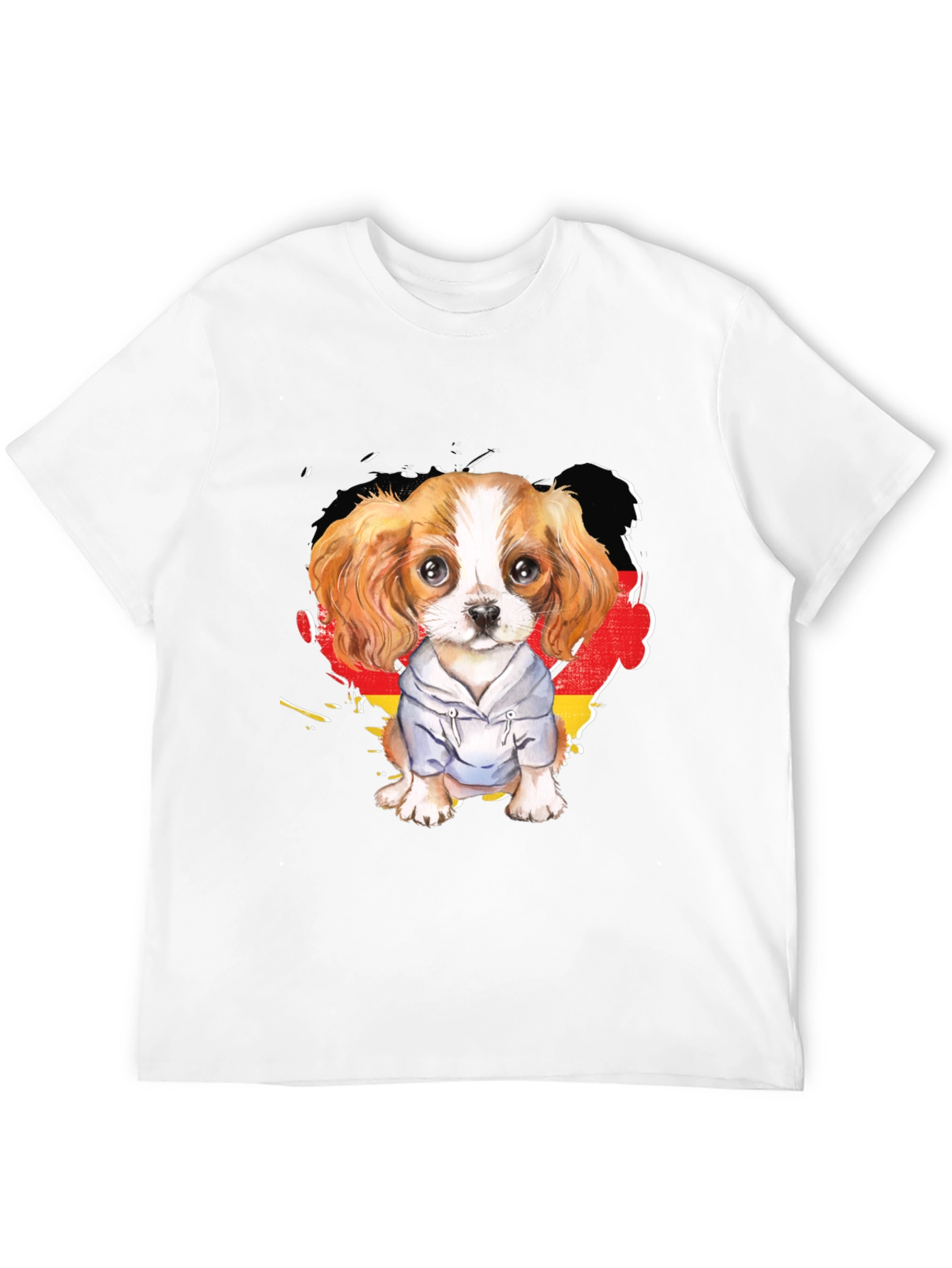 Dog in Hoodie Graphic Tee