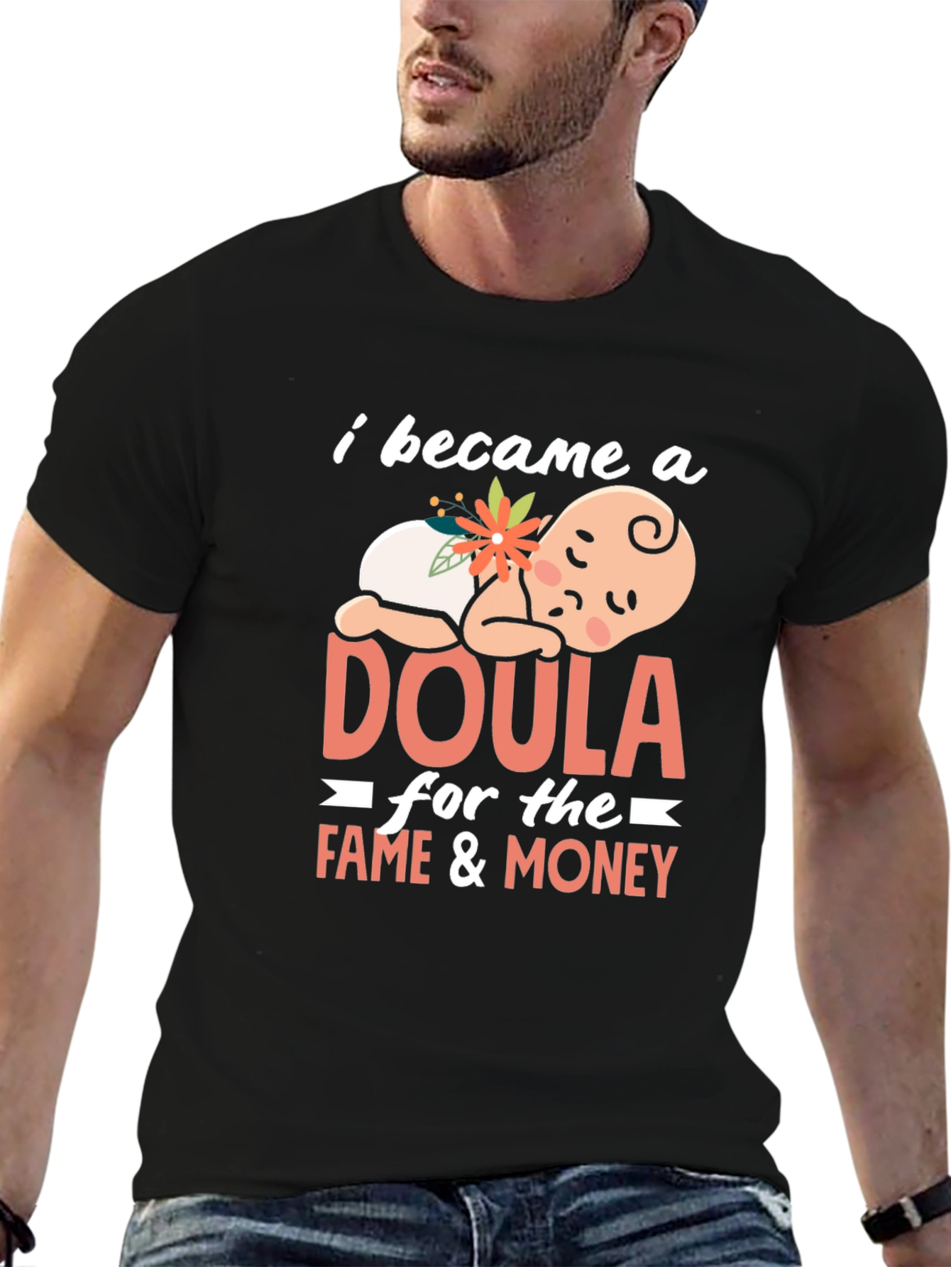Doula Fame & Money Graphic T-Shirt