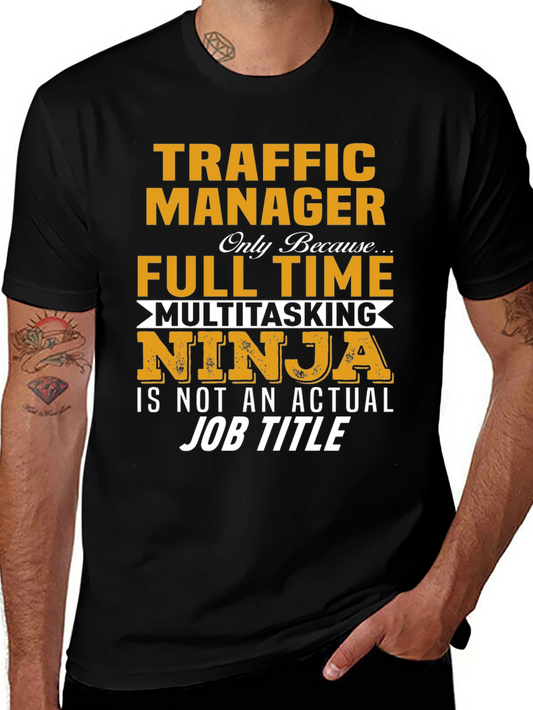 Traffic Manager Multitasking Ninja T-Shirt