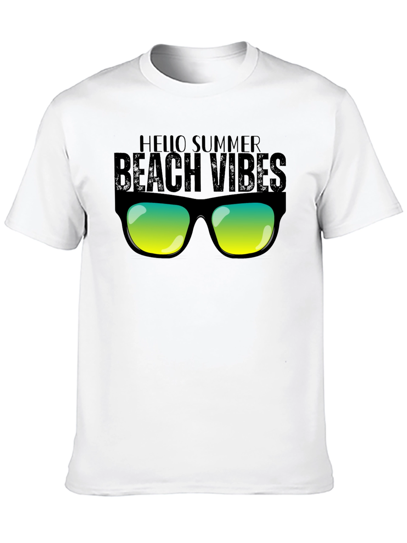 Hello Summer Beach Vibes Graphic Tee