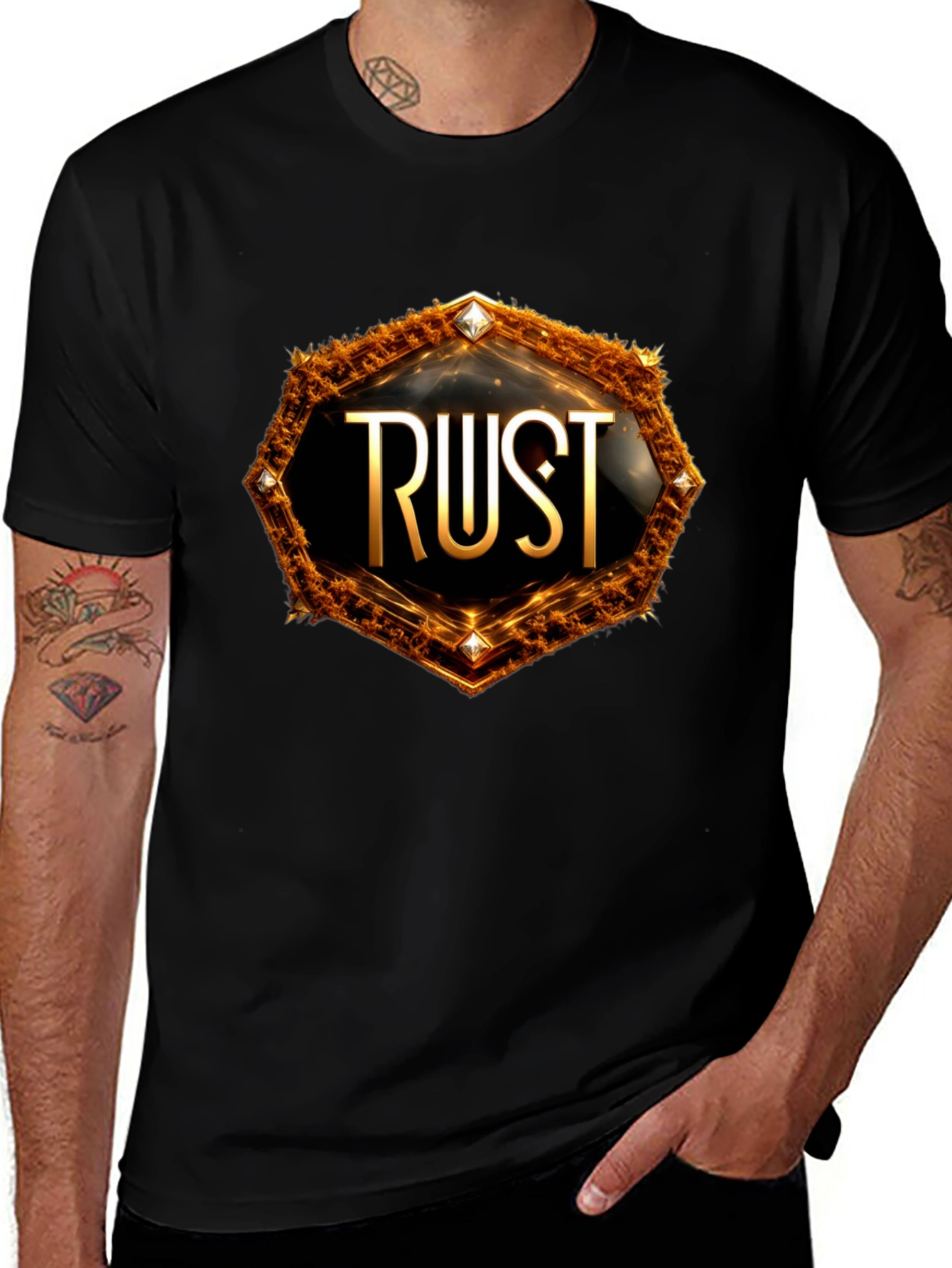 Rust Game Logo Graphic T-Shirt
