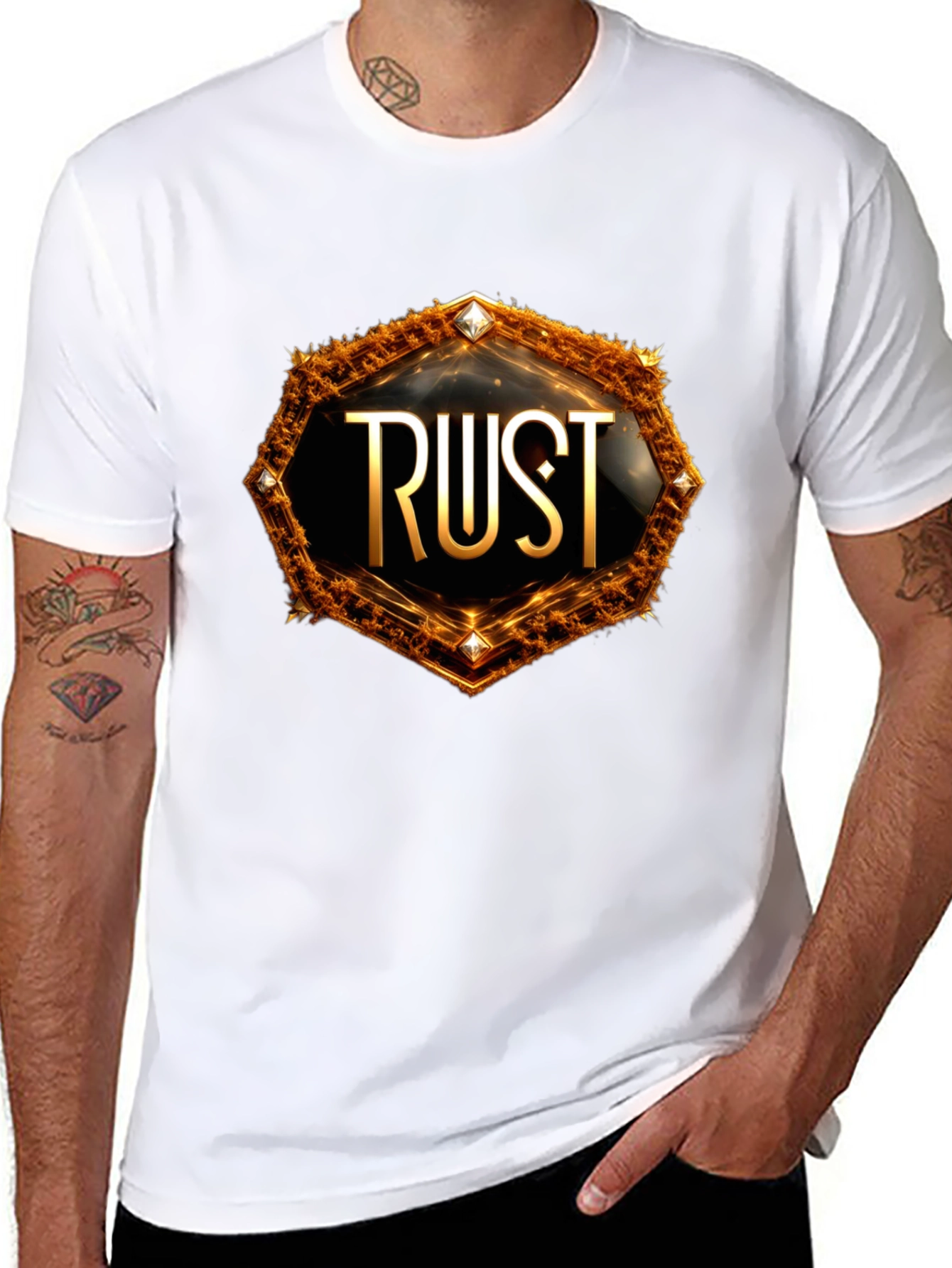Rust Game Logo Graphic T-Shirt