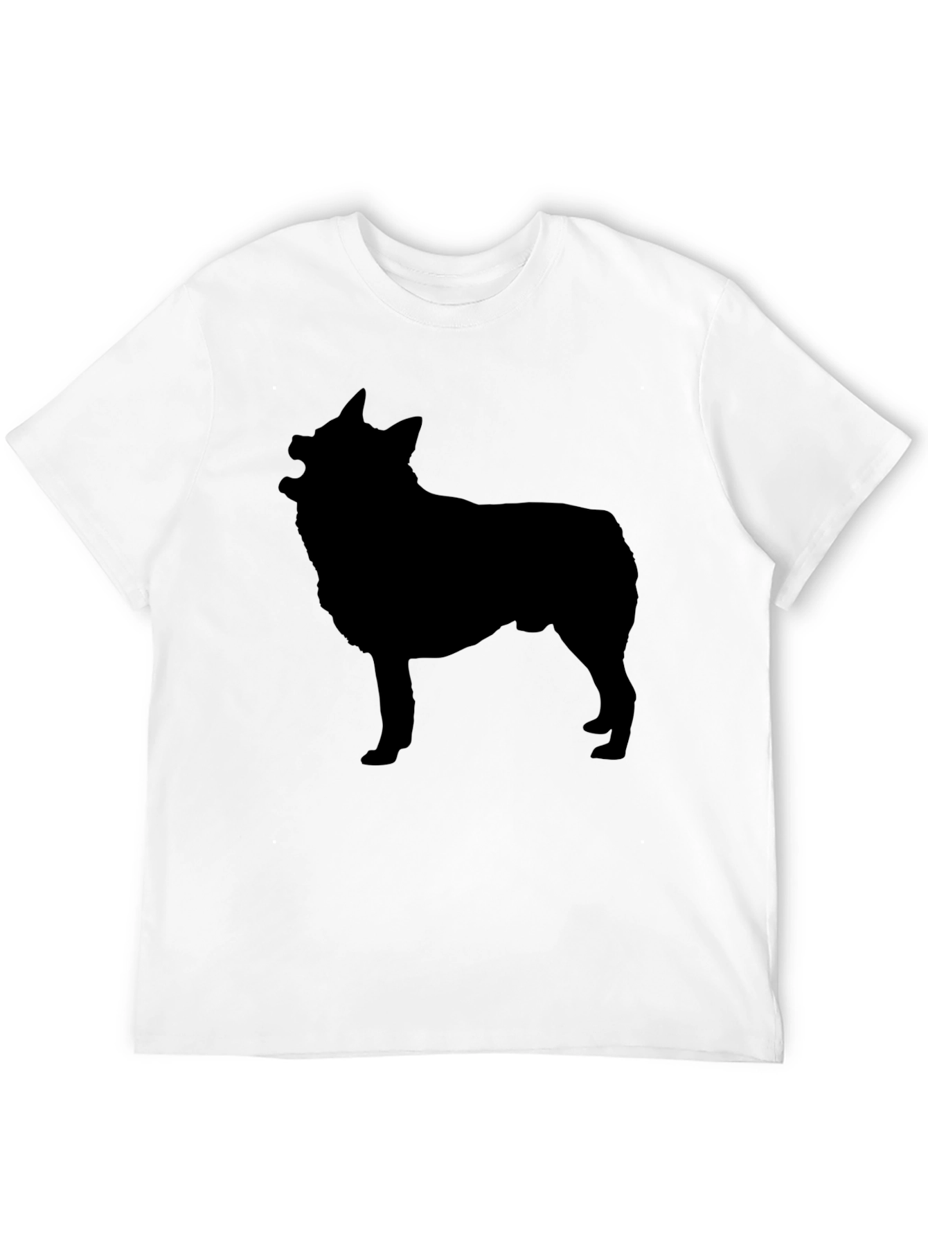 Dog Silhouette Black T-Shirt