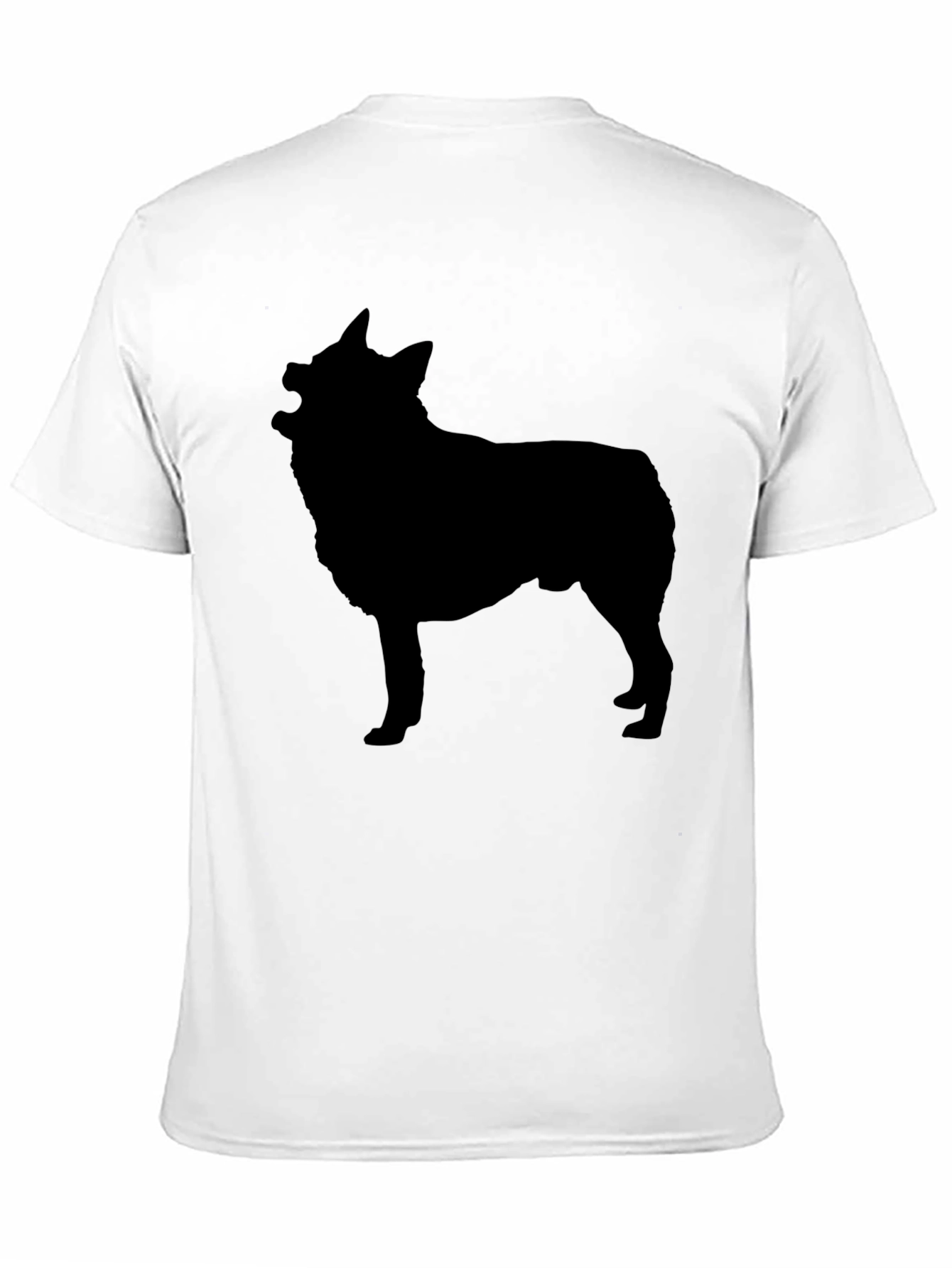 Dog Silhouette Black T-Shirt
