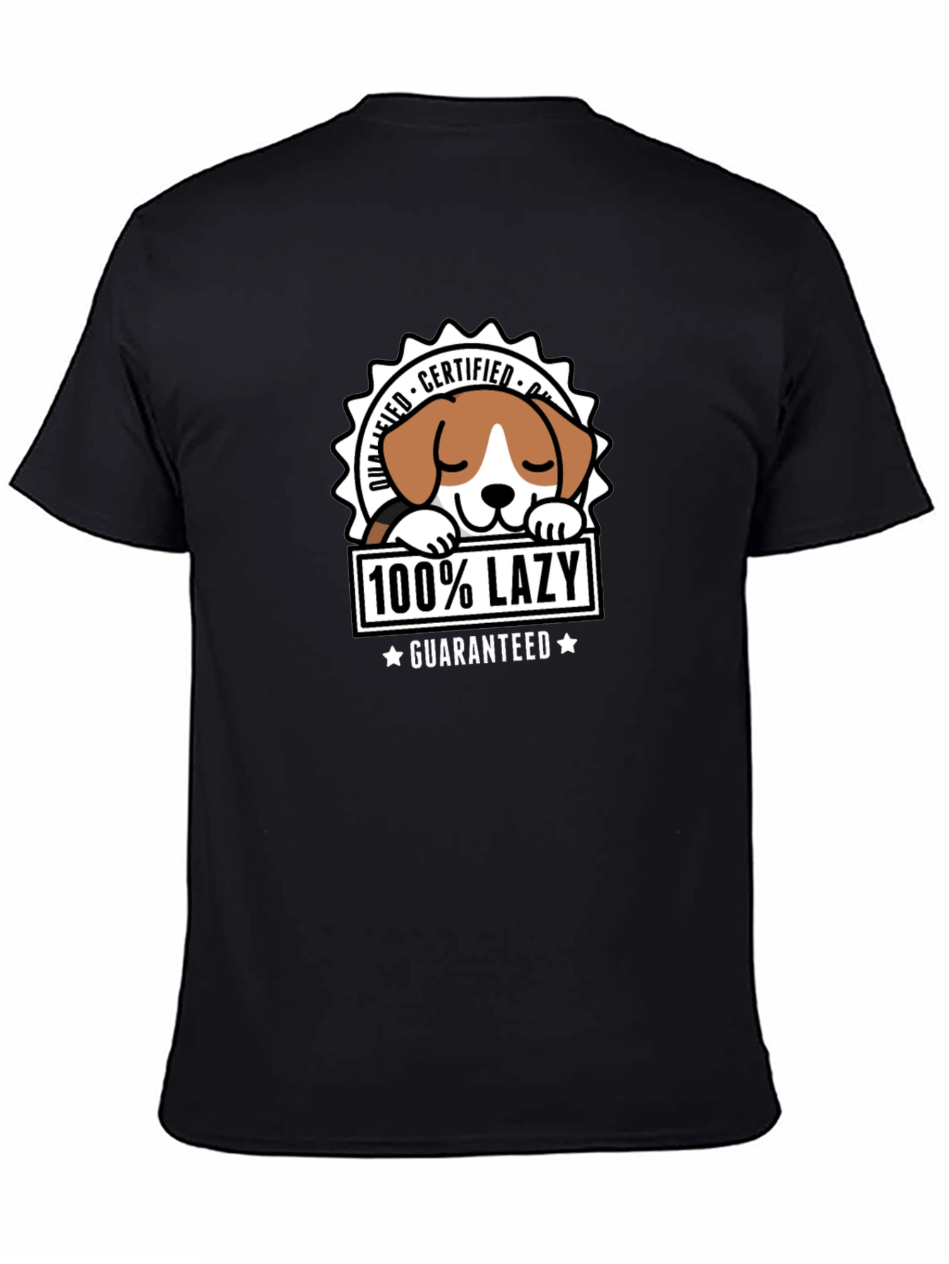 100% Lazy Dog Graphic Tee