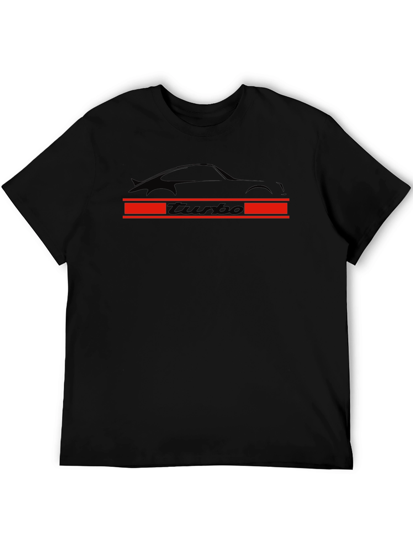 Turbo Car Graphic T-Shirt - Black