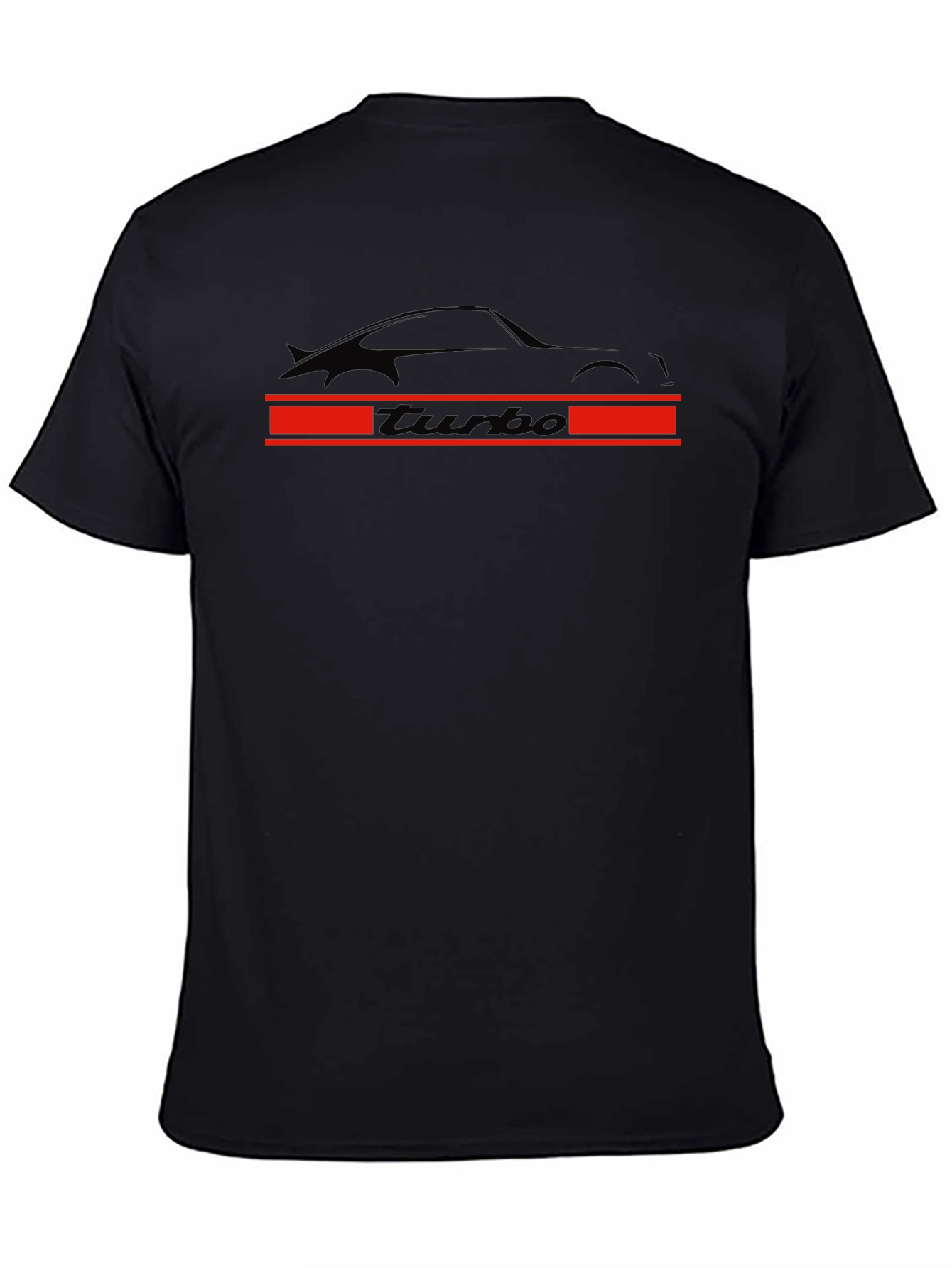 Turbo Car Graphic T-Shirt - Black