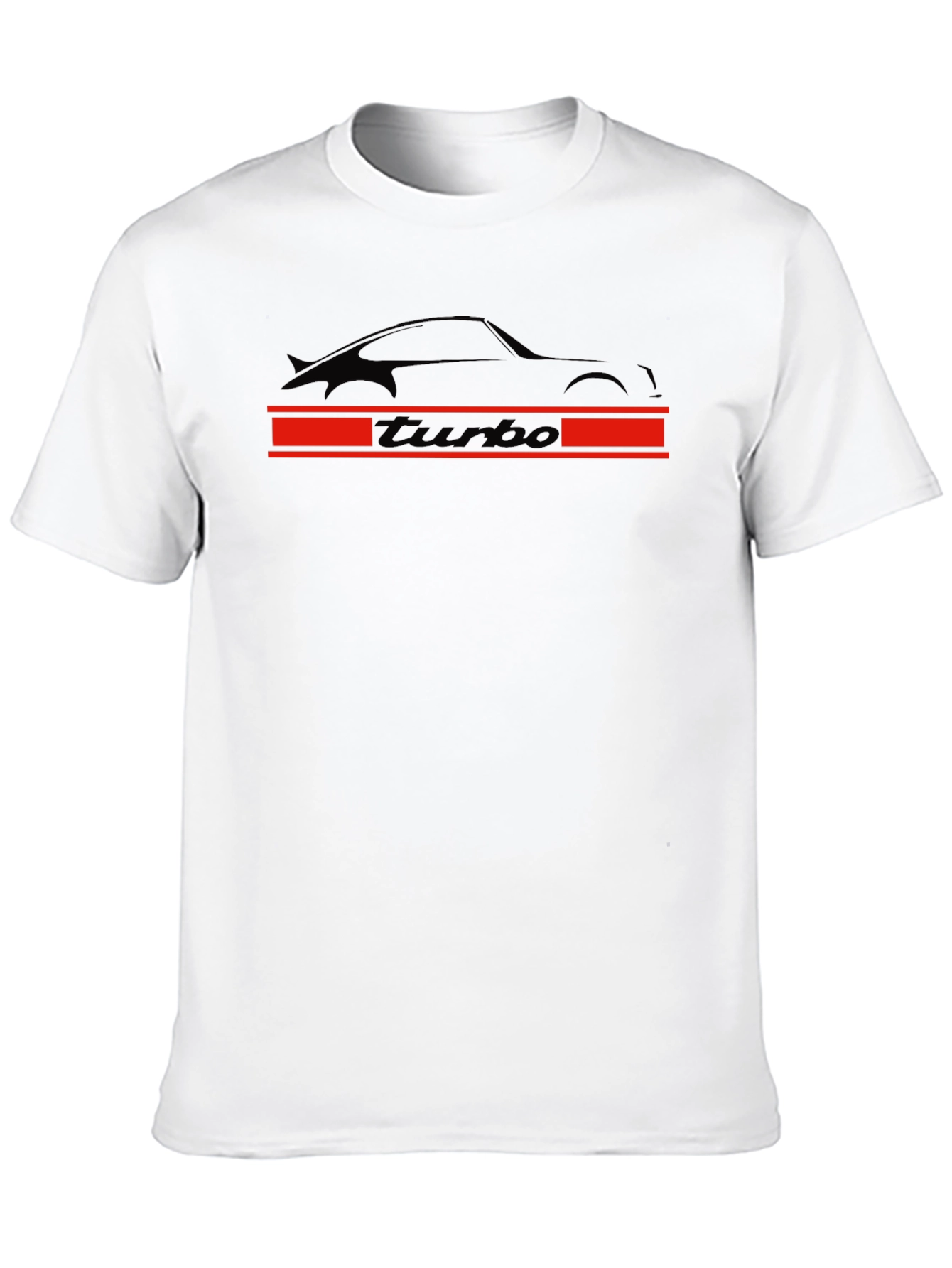 Turbo Car Graphic T-Shirt - Black