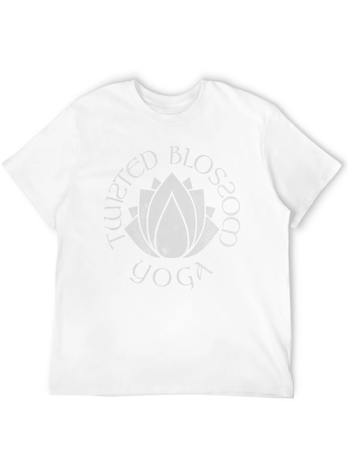 Twisted Blossom Yoga Graphic T-Shirt