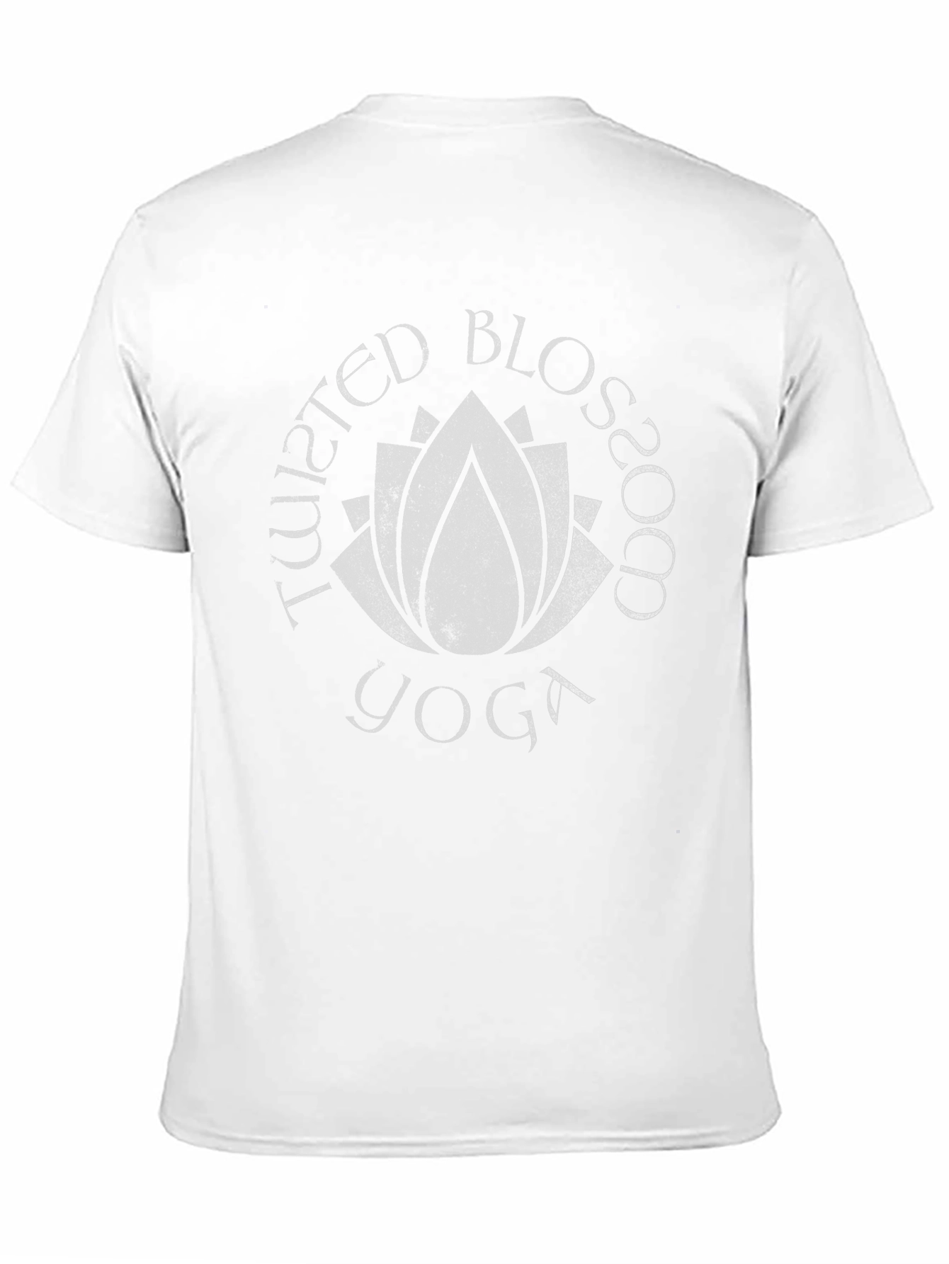 Twisted Blossom Yoga Graphic T-Shirt