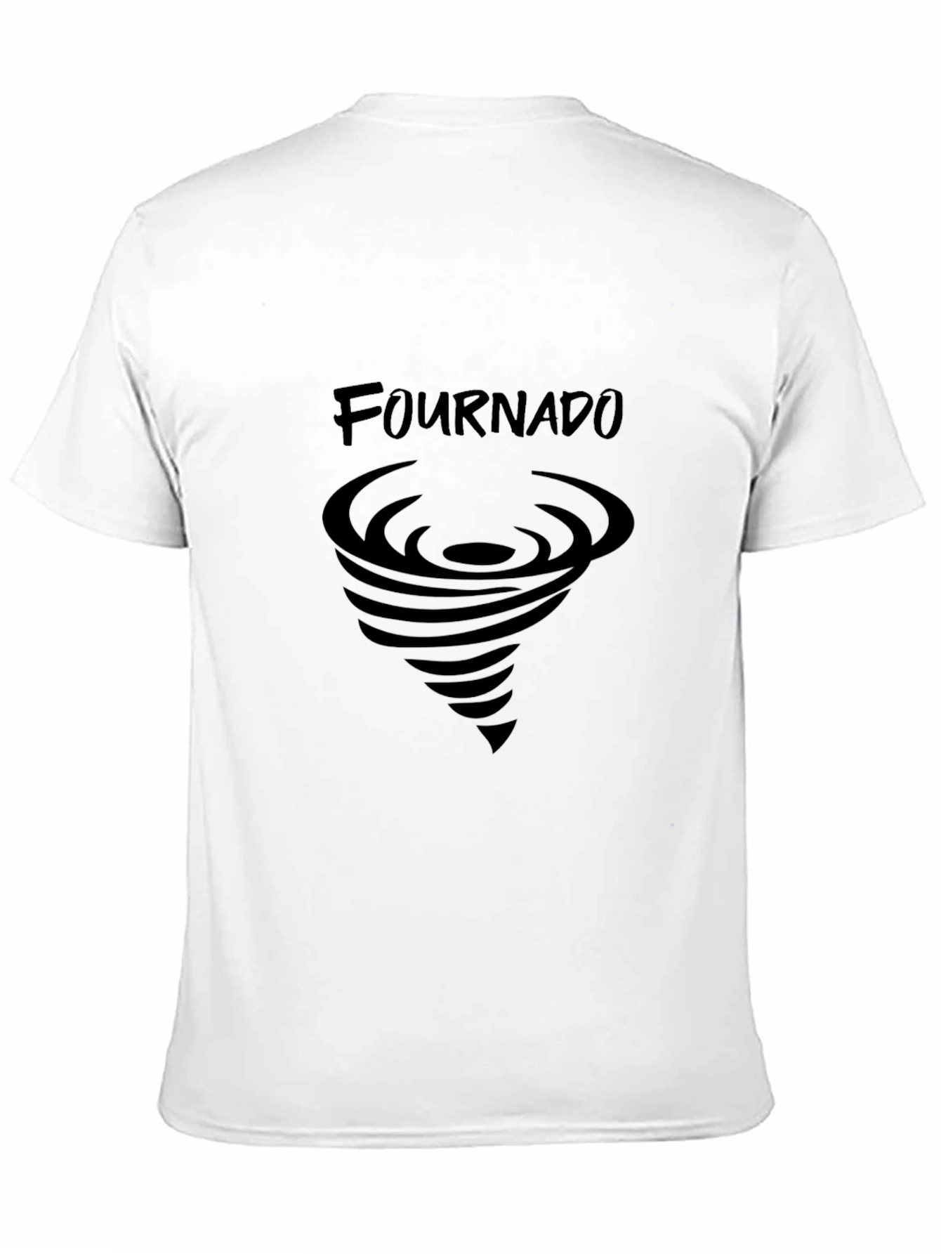 Fournado Black Graphic T-Shirt