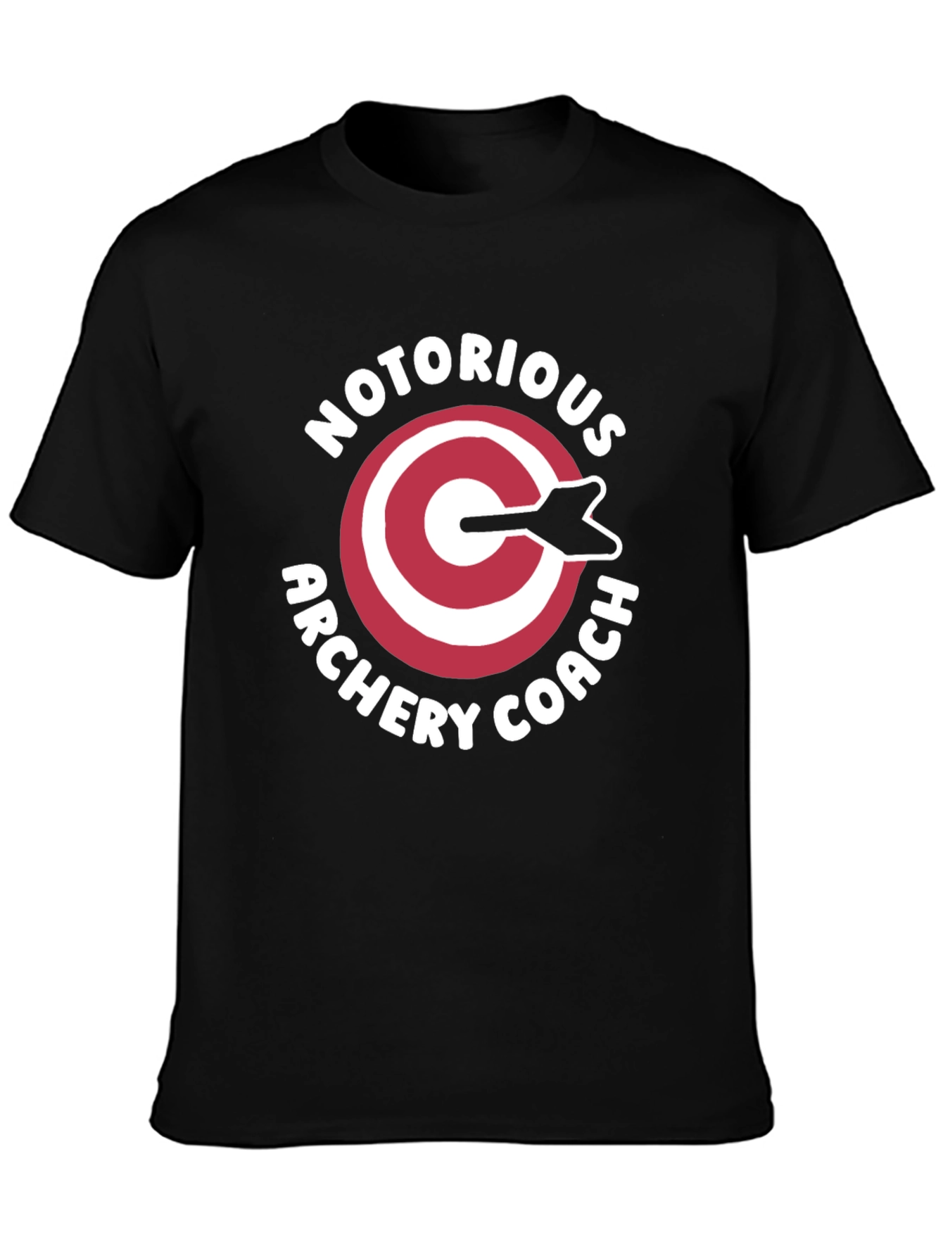 Notorious Archery Coach Graphic T-Shirt