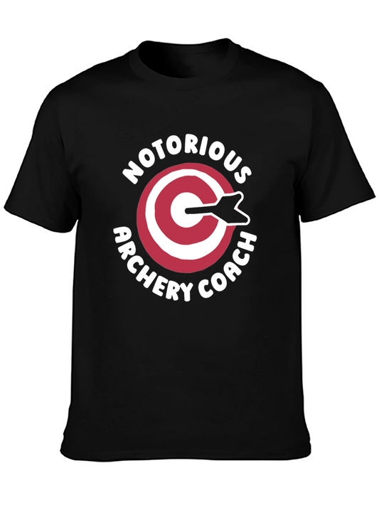 Notorious Archery Coach Graphic T-Shirt