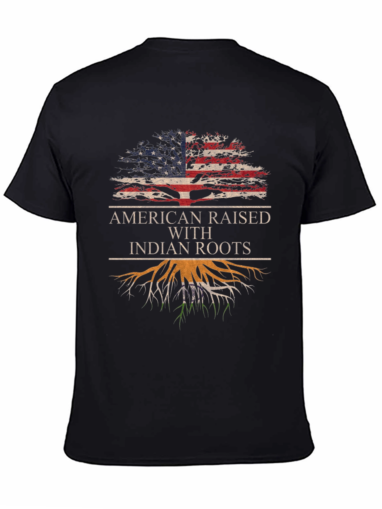 American Raised Indian Roots Graphic Tee