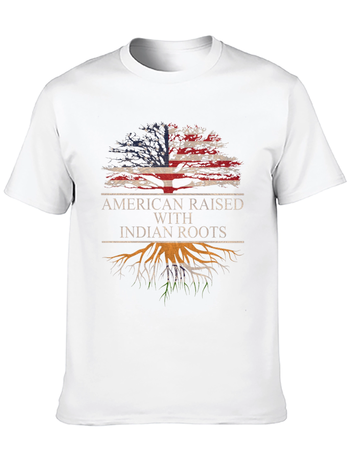 American Raised Indian Roots Graphic Tee