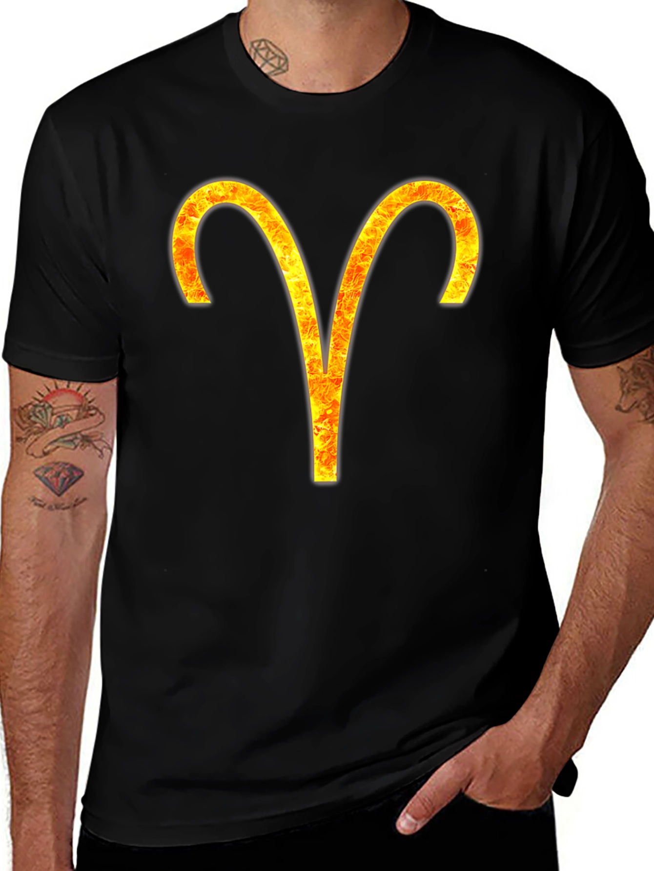 Aries Zodiac Sign Graphic T-Shirt