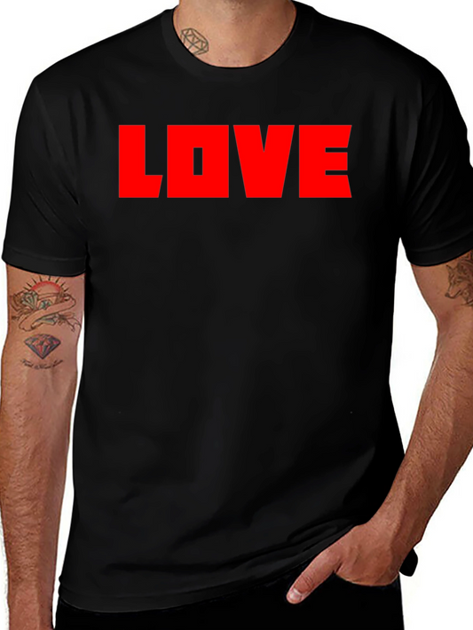 LOVE Graphic Black T-Shirt - Bold & Stylish