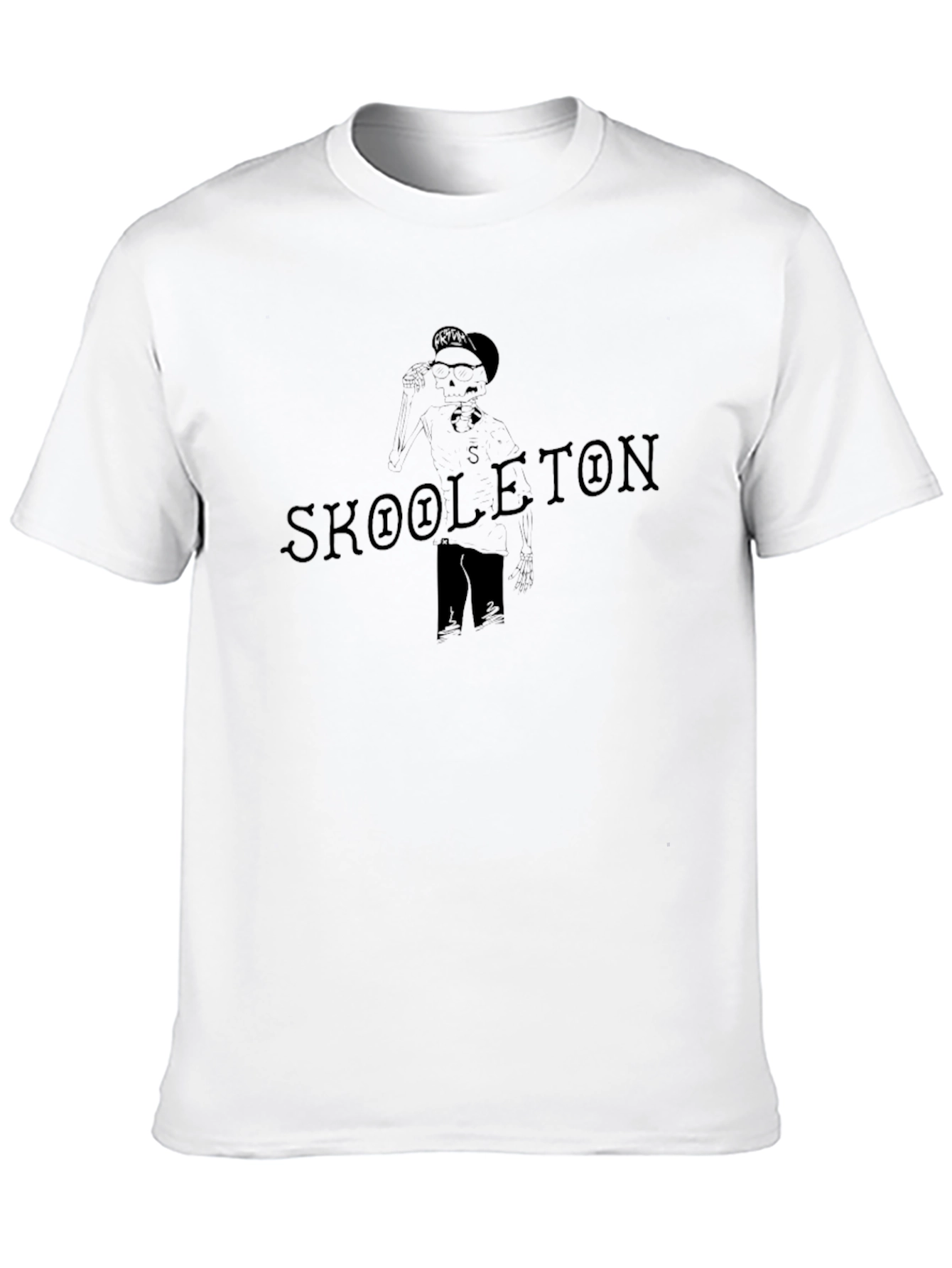 Skoolleton Graphic Black T-Shirt