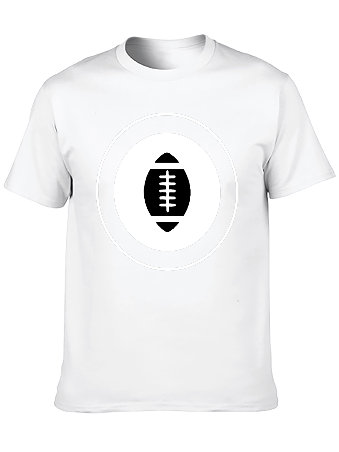 Football Graphic T-Shirt - Black