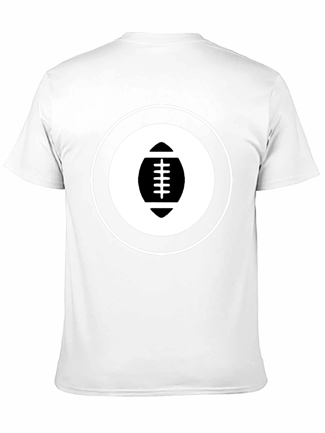 Football Graphic T-Shirt - Black