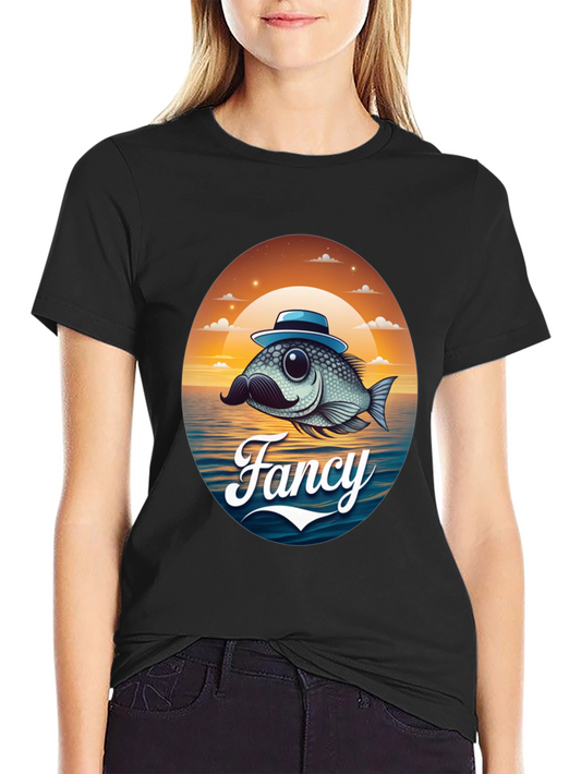 Fancy Fish Graphic T-Shirt - Unique Design