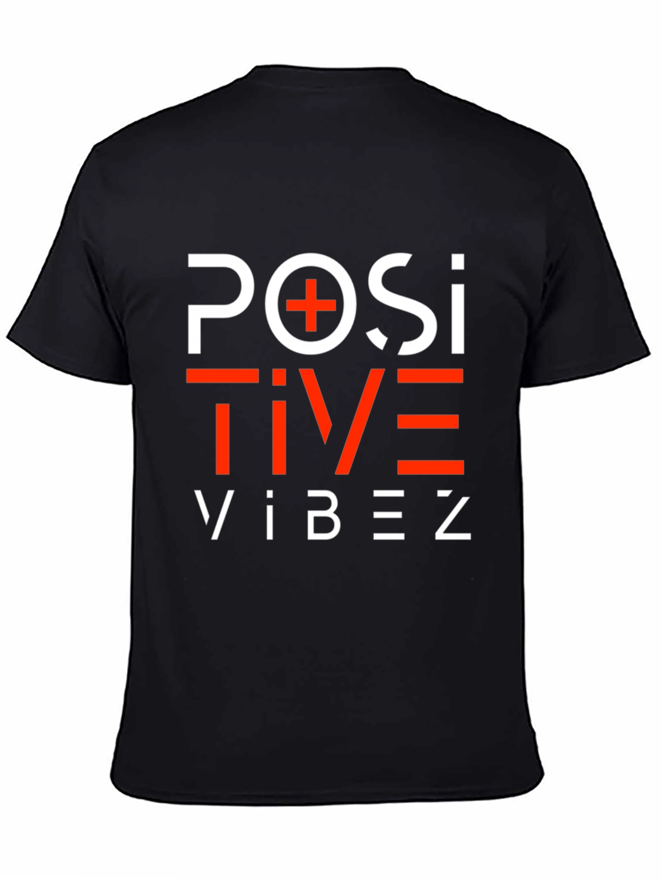 Positive Vibez Graphic Tee - Black