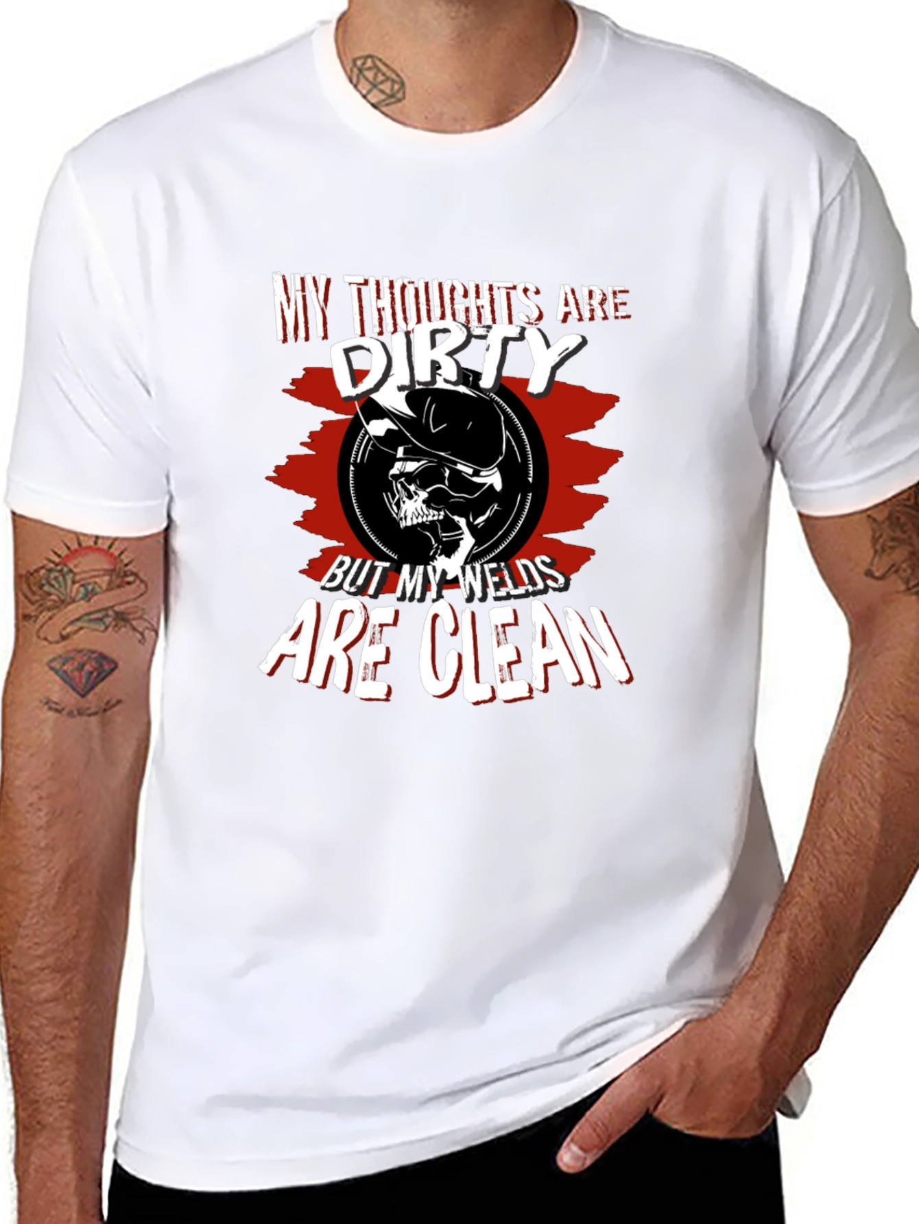 My Thoughts are Dirty Welder T-Shirt