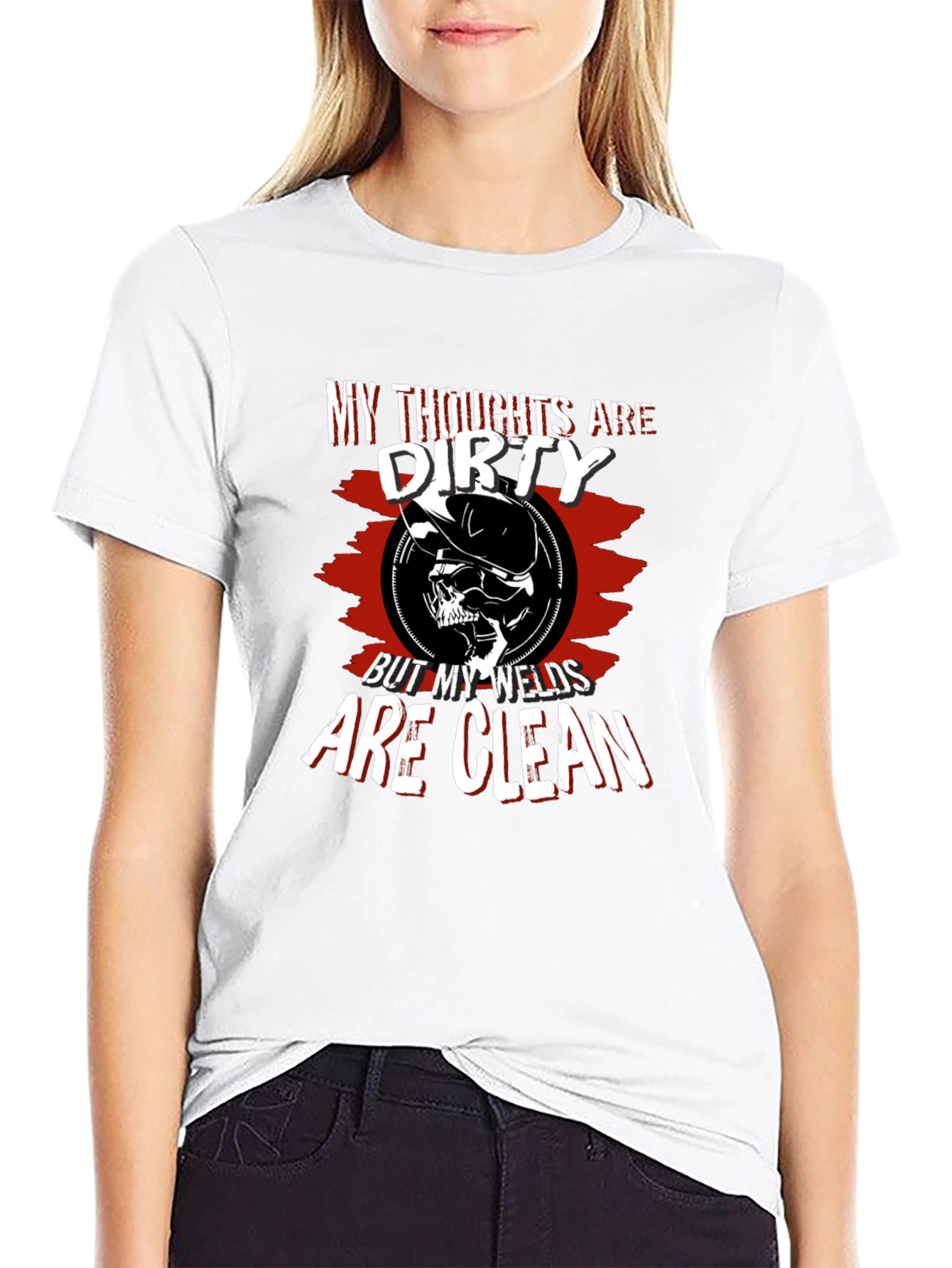 My Thoughts are Dirty Welder T-Shirt