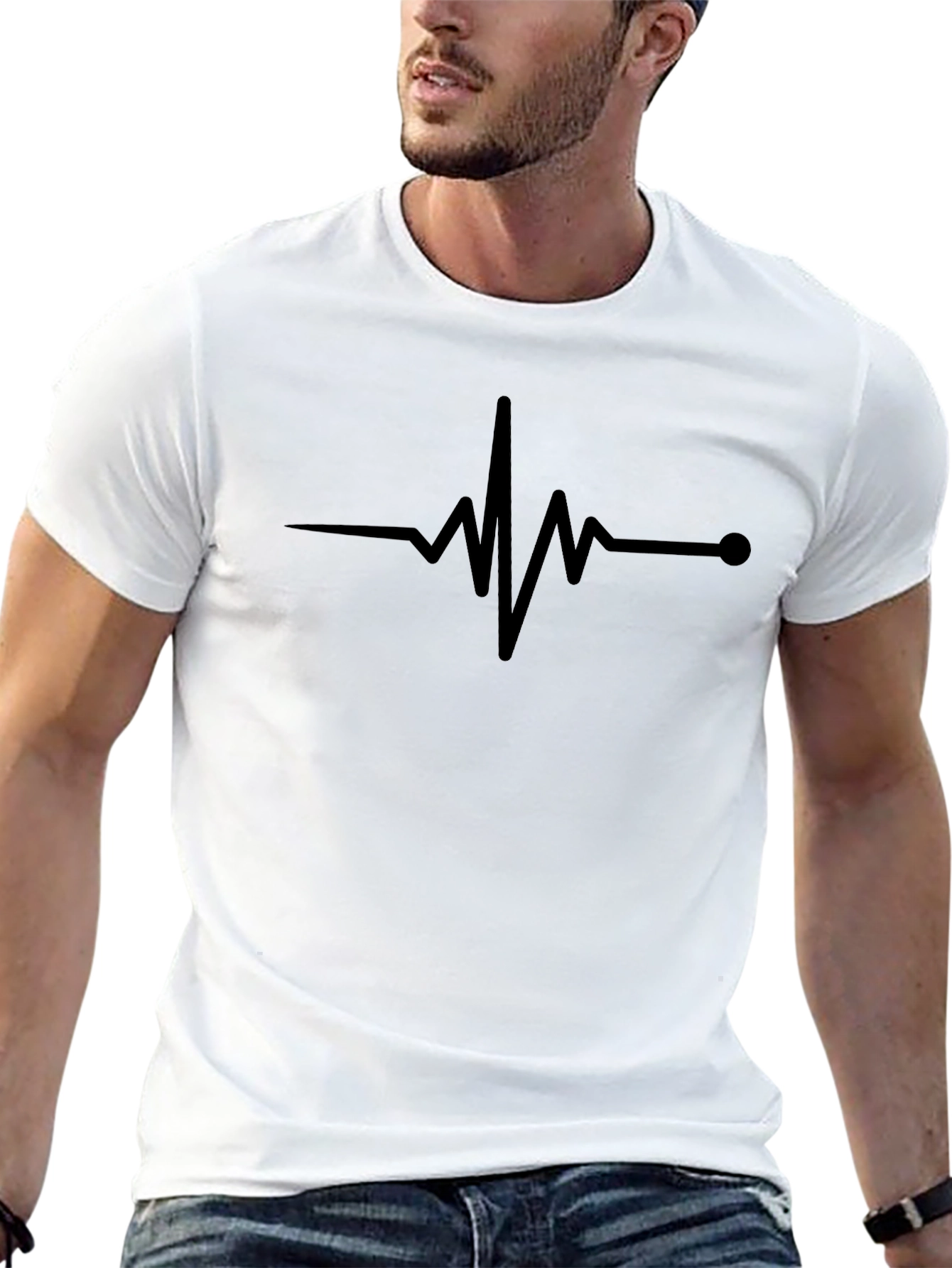 Heartbeat Graphic T-Shirt