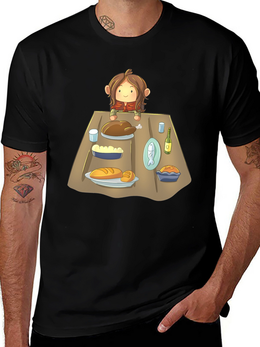 Hobbit Feast T-Shirt - Whimsical Lord of the Rings Apparel