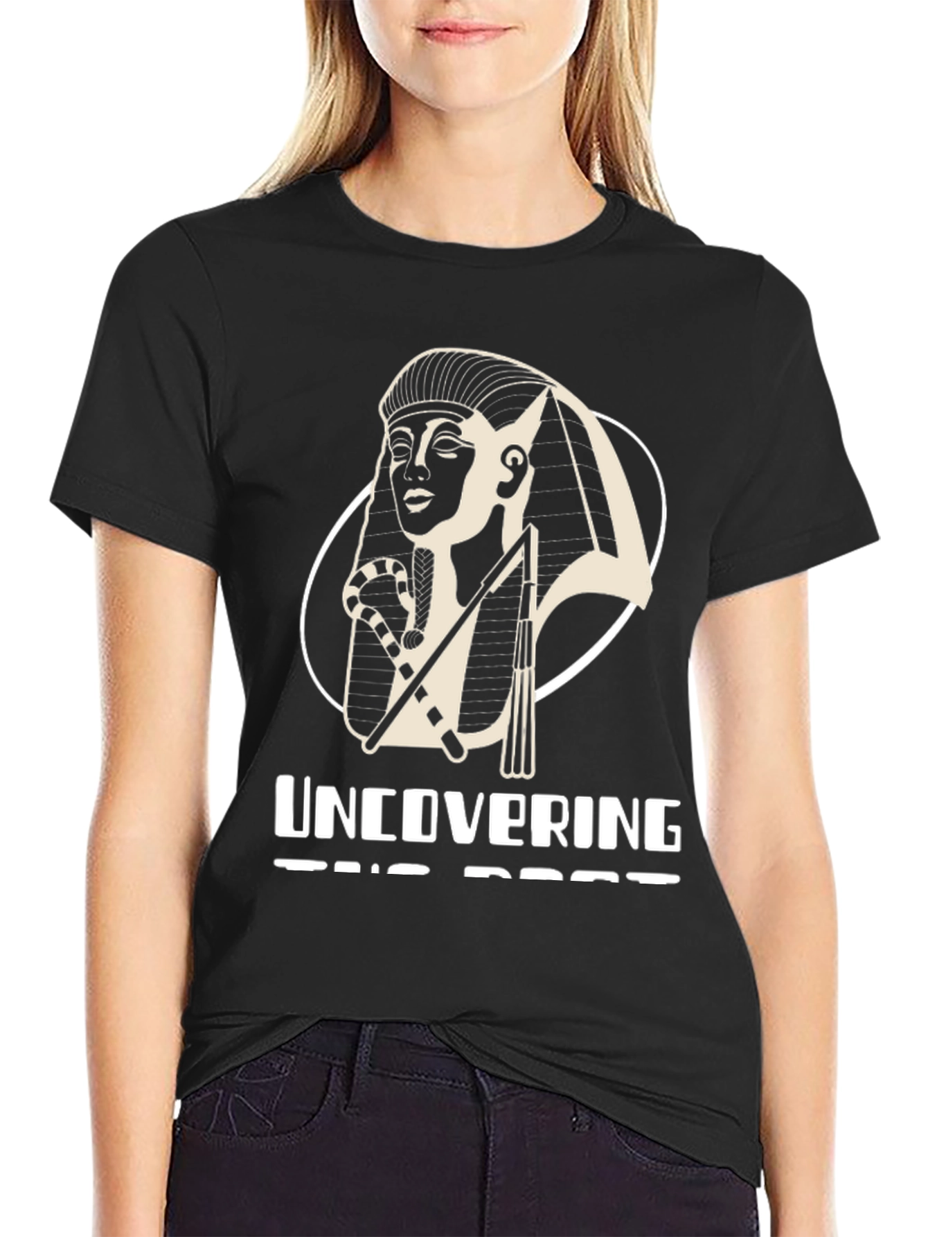 Egyptian Pharaoh Graphic T-Shirt - Uncovering the Past