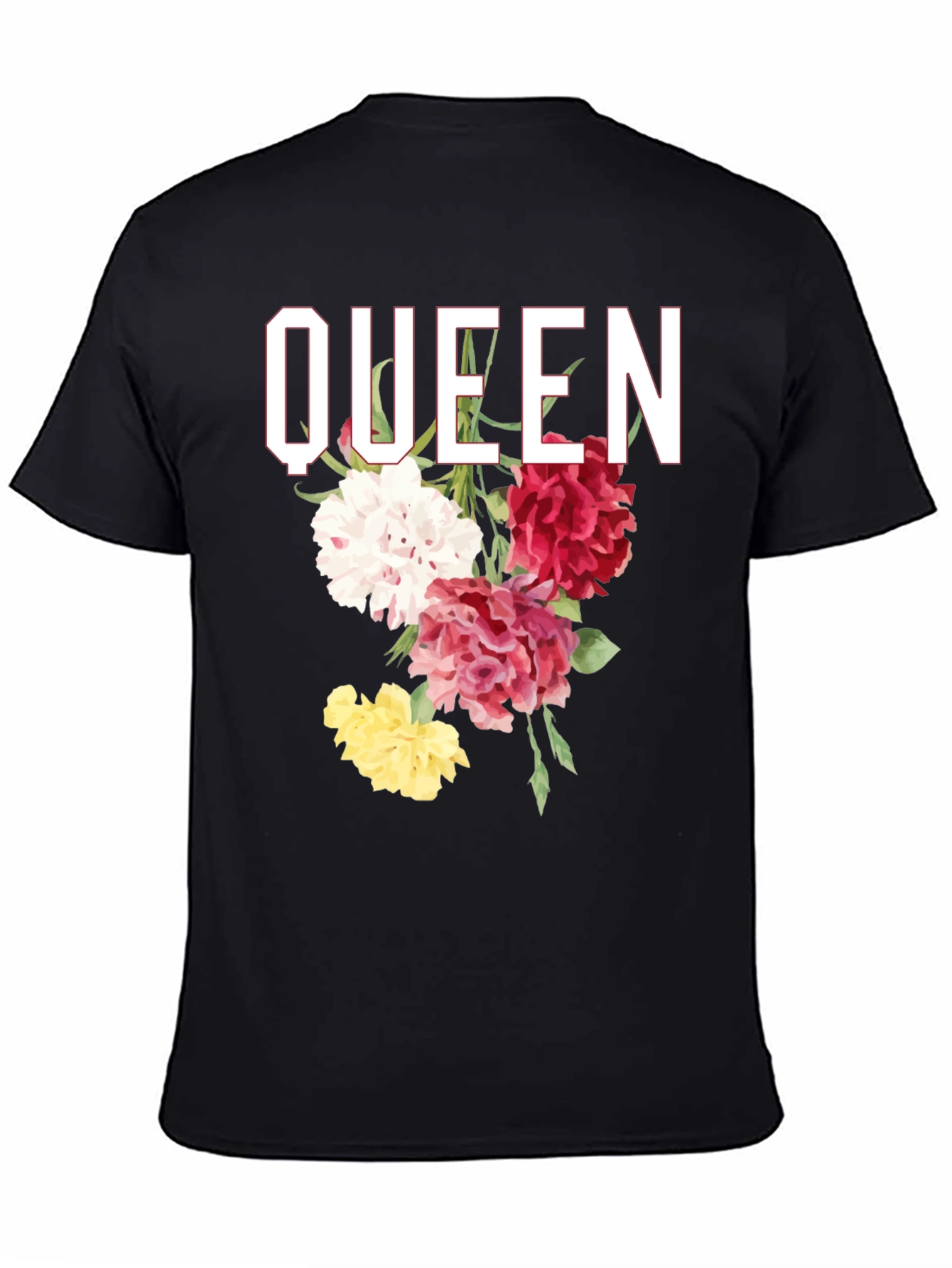 Queen Floral Graphic T-Shirt