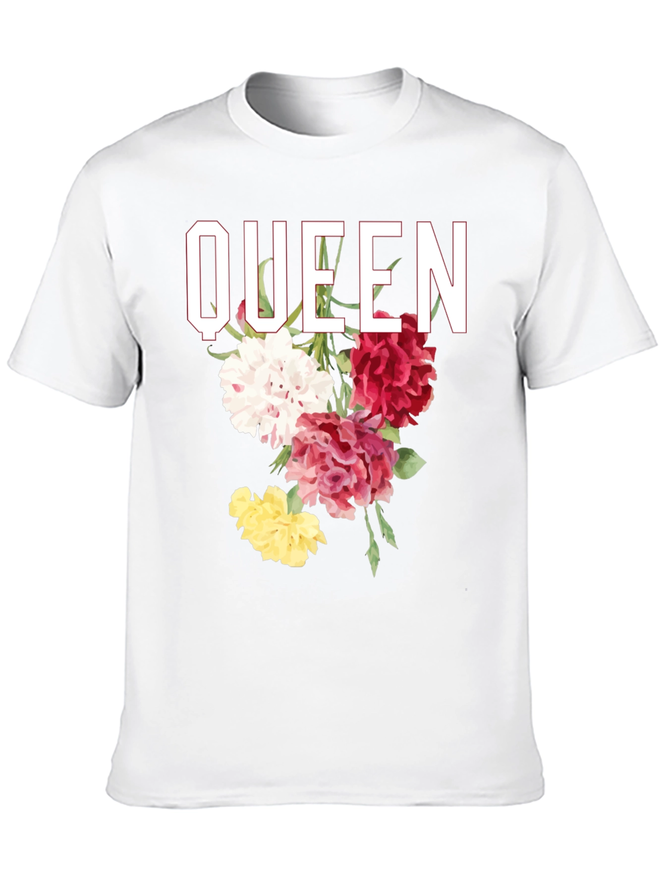 Queen Floral Graphic T-Shirt