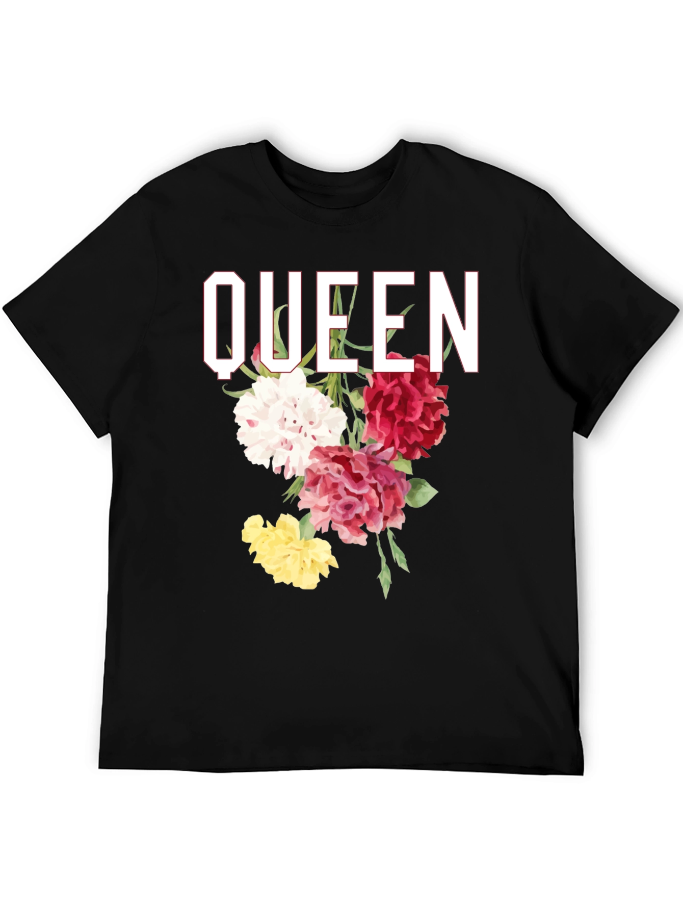 Queen Floral Graphic T-Shirt