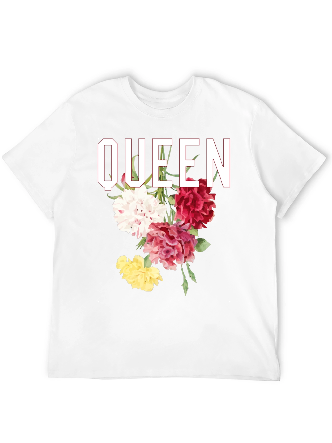Queen Floral Graphic T-Shirt