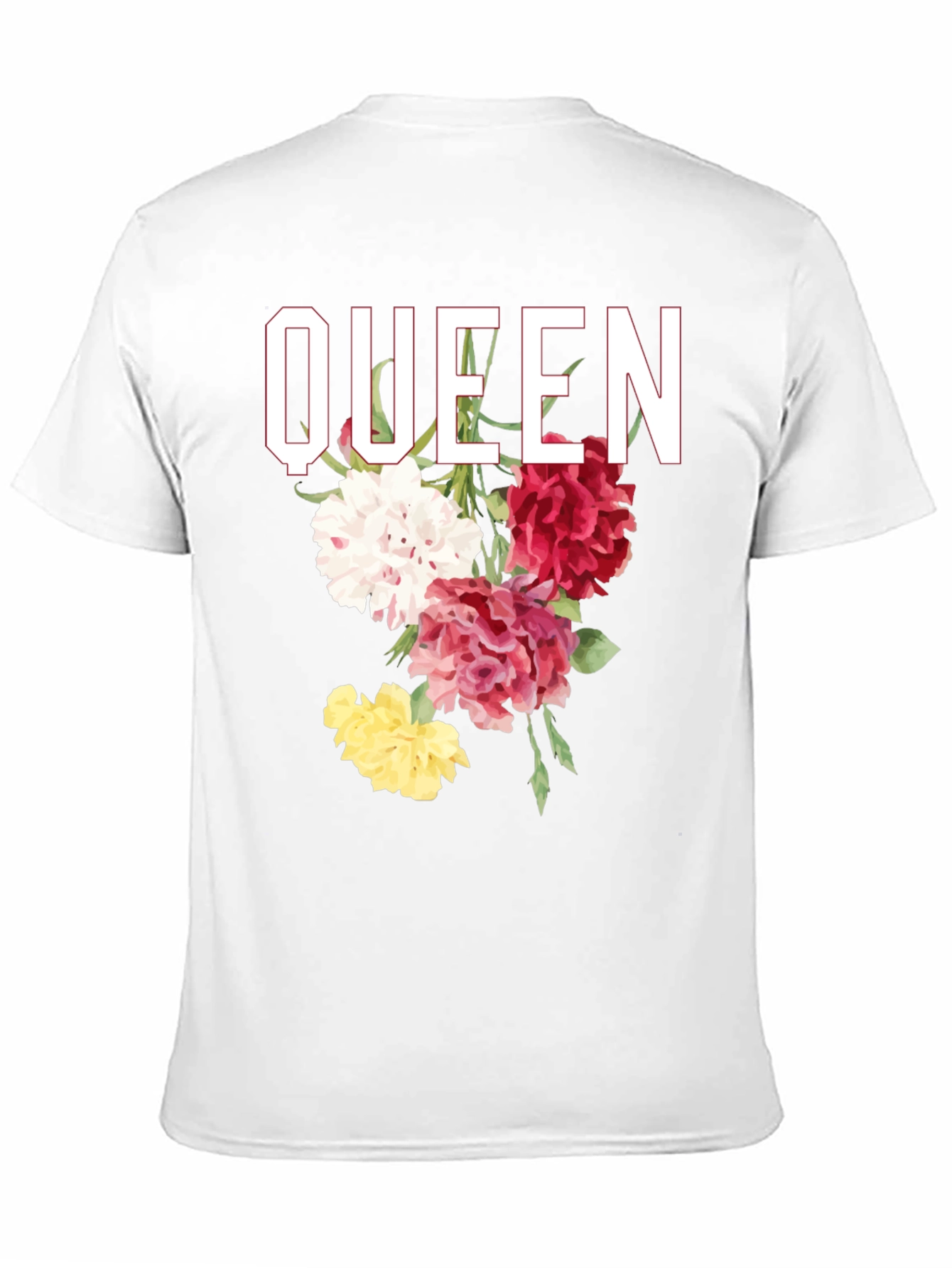 Queen Floral Graphic T-Shirt