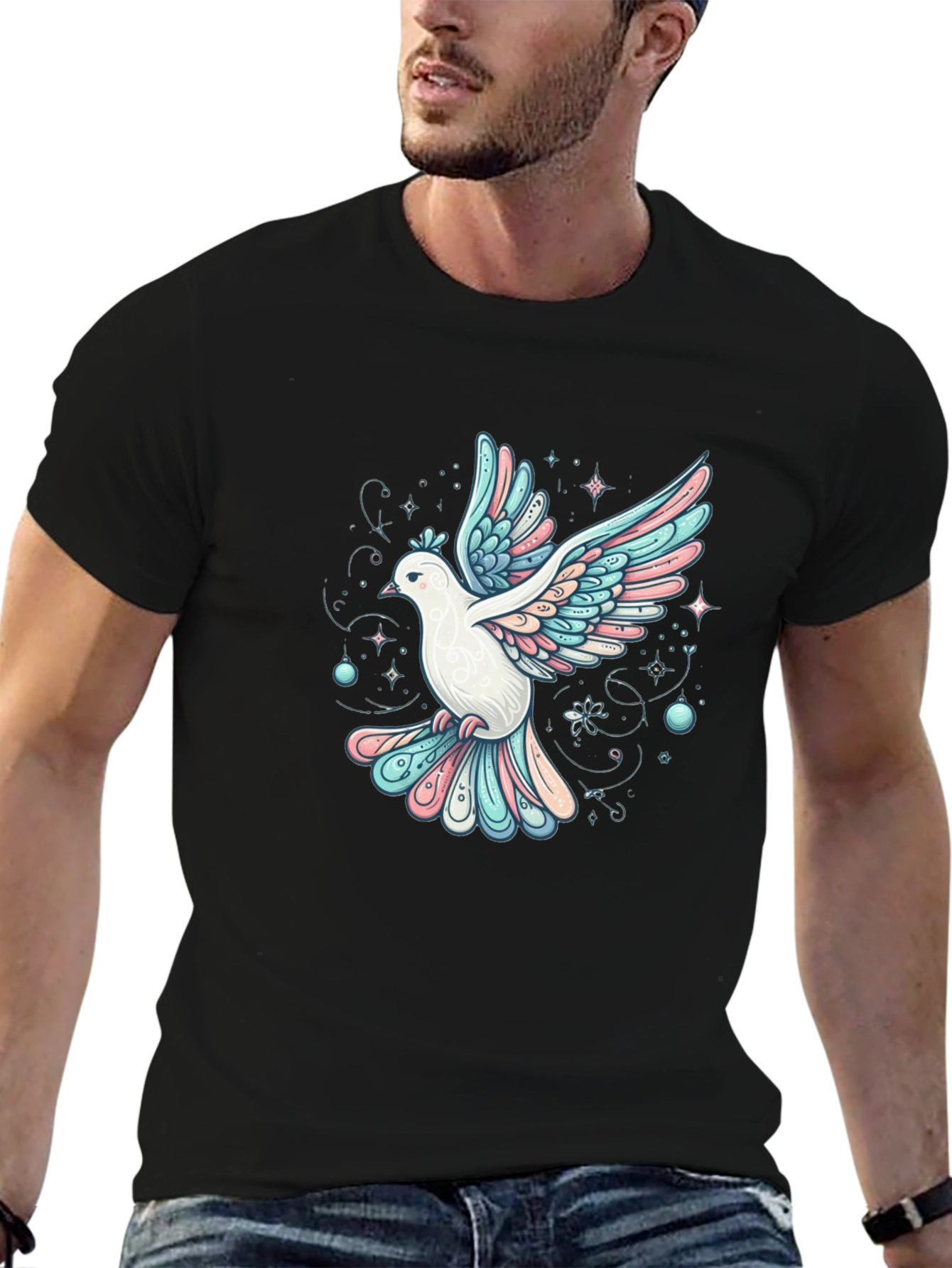 Dove Graphic Tee - Peace and Love Shirt