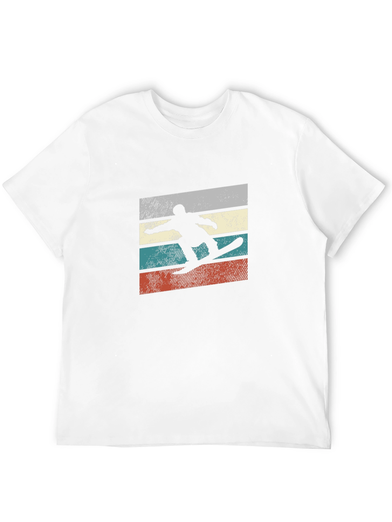 Retro Snowboarder Graphic Tee - Black