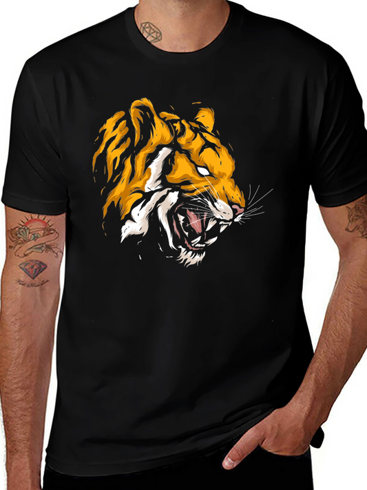 Bold Tiger Graphic Tee - Fierce Style