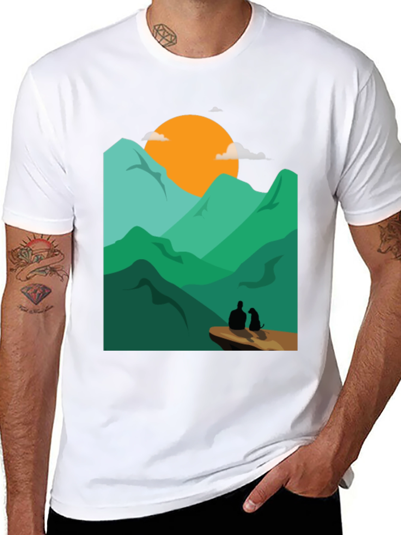 Mountain View Graphic Tee - Adventure Awaits