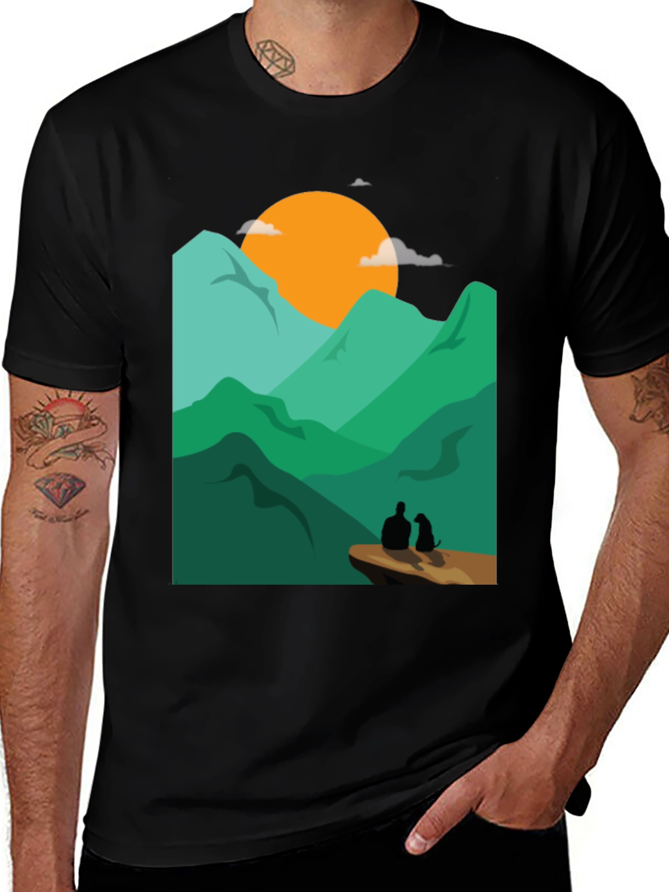 Mountain View Graphic Tee - Adventure Awaits