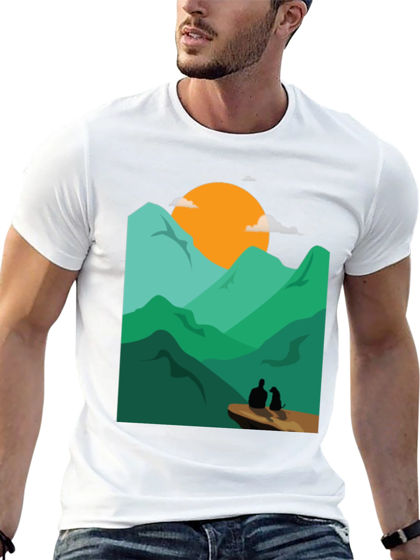 Mountain View Graphic Tee - Adventure Awaits