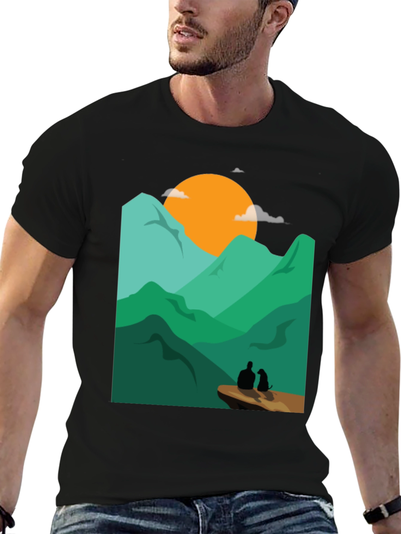 Mountain View Graphic Tee - Adventure Awaits