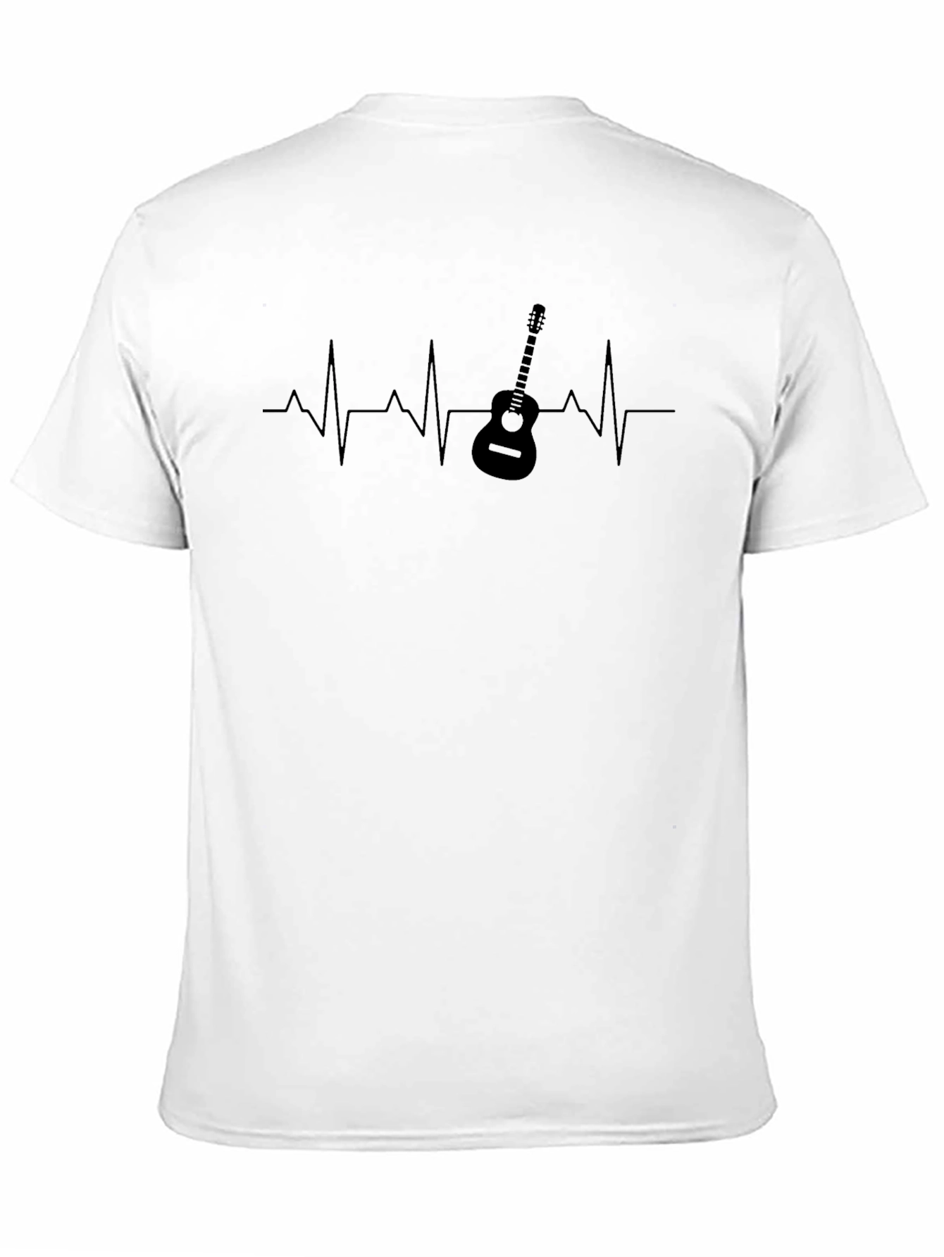 Guitar Heartbeat Graphic Tee - Music Lover T-Shirt