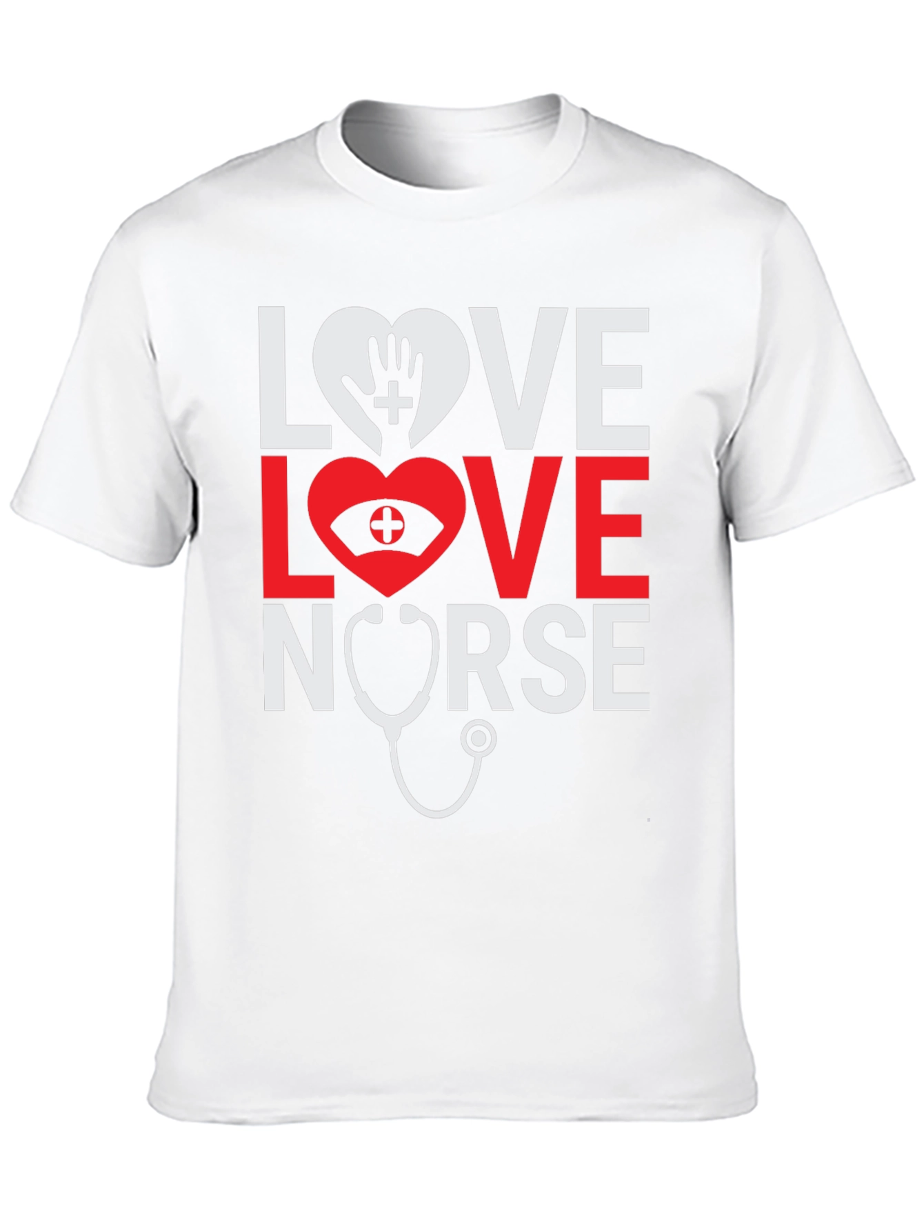 Love Nurse Black T-Shirt